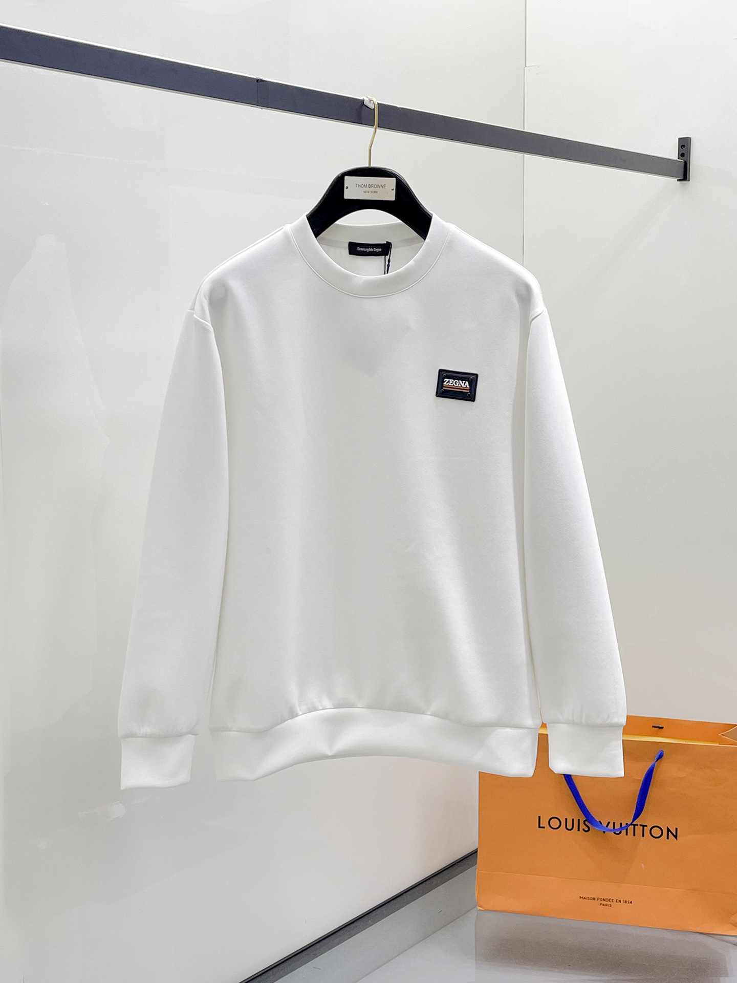 Ermenegildo Zegna Male Hoodie Cotton Black Xs-s-m-l