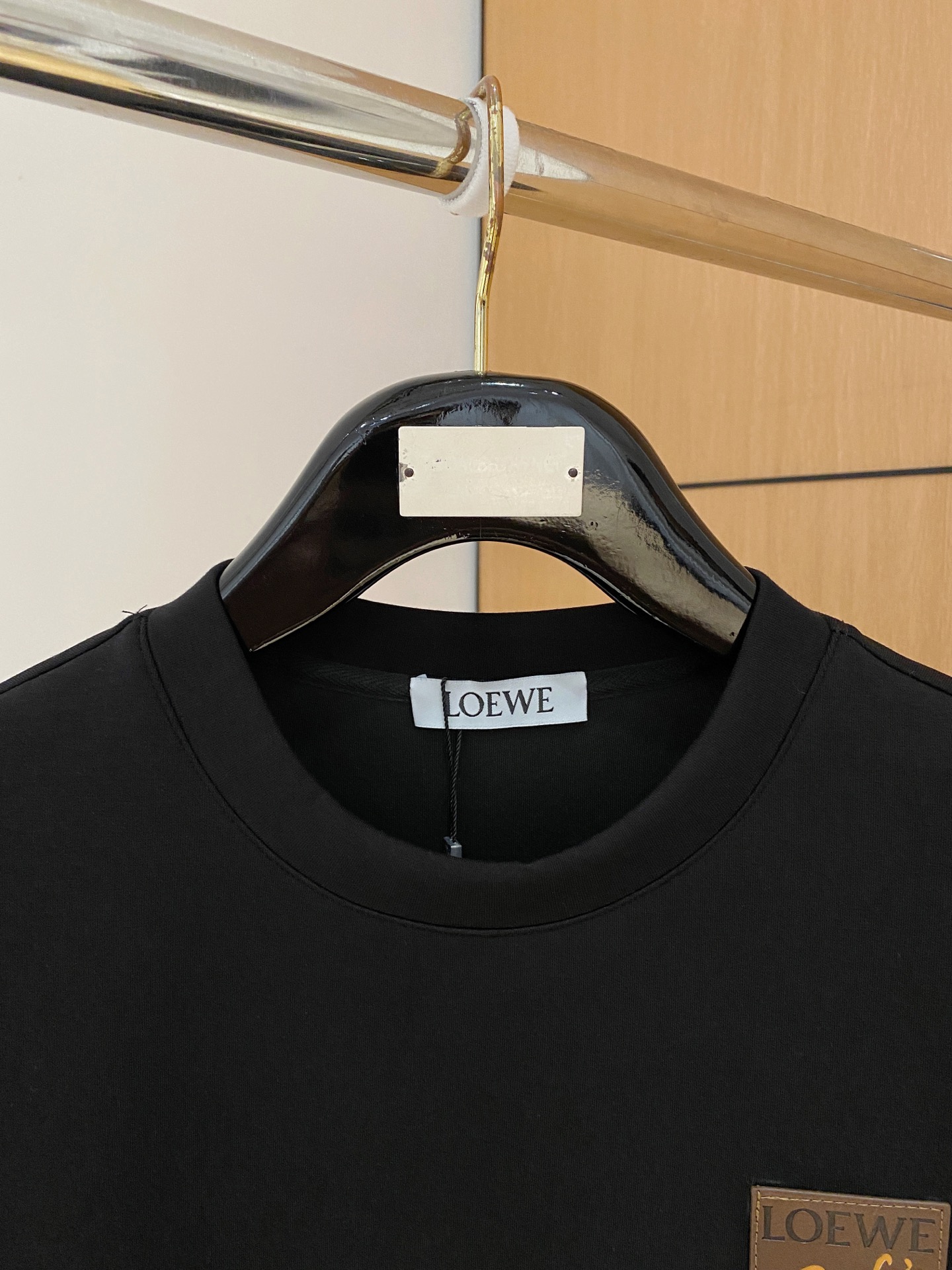 Loewe Male Hoodie Cotton Black Xs-s-m-l