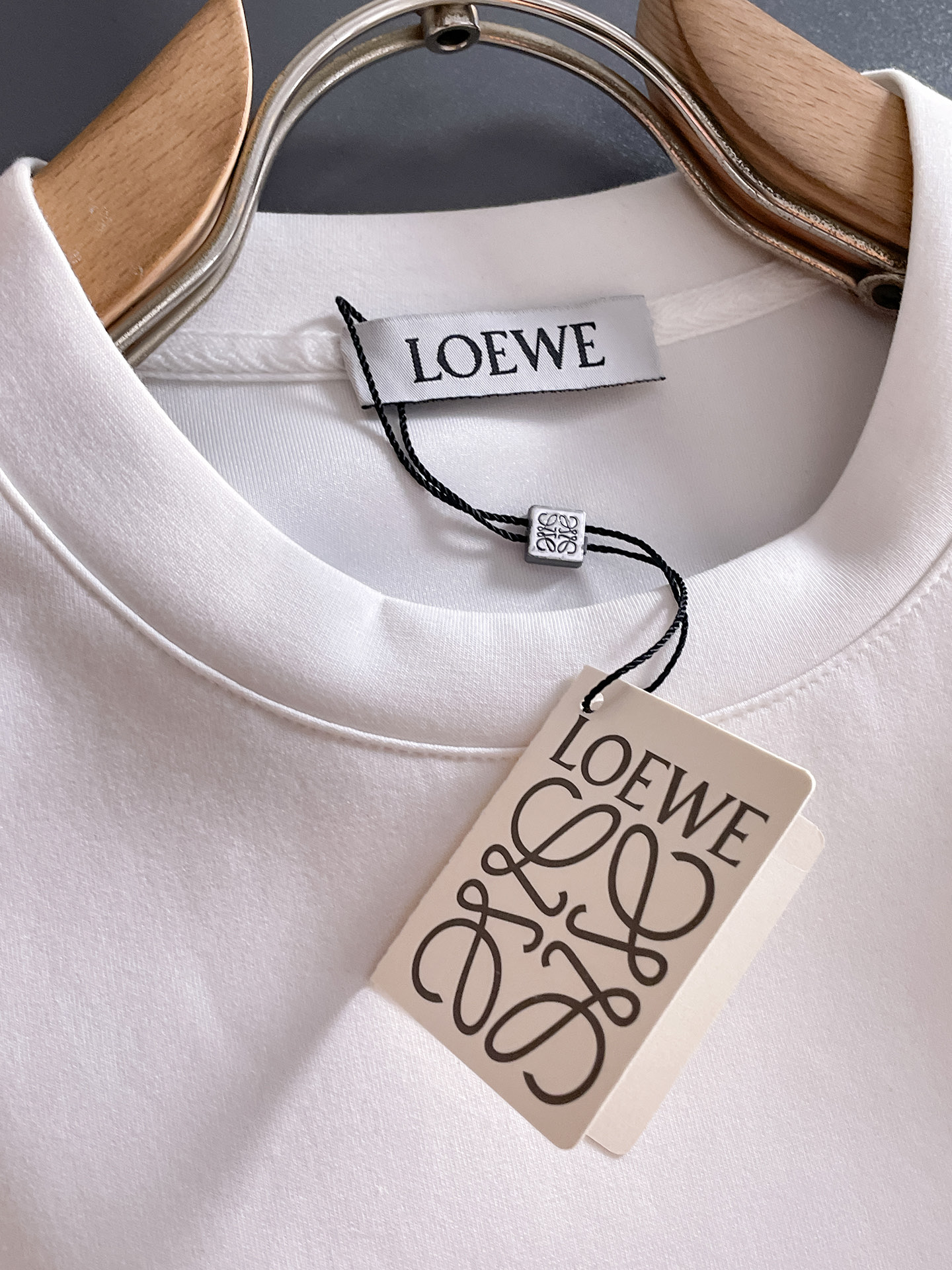 Loewe Male Hoodie Cotton Black Xs-s-m-l