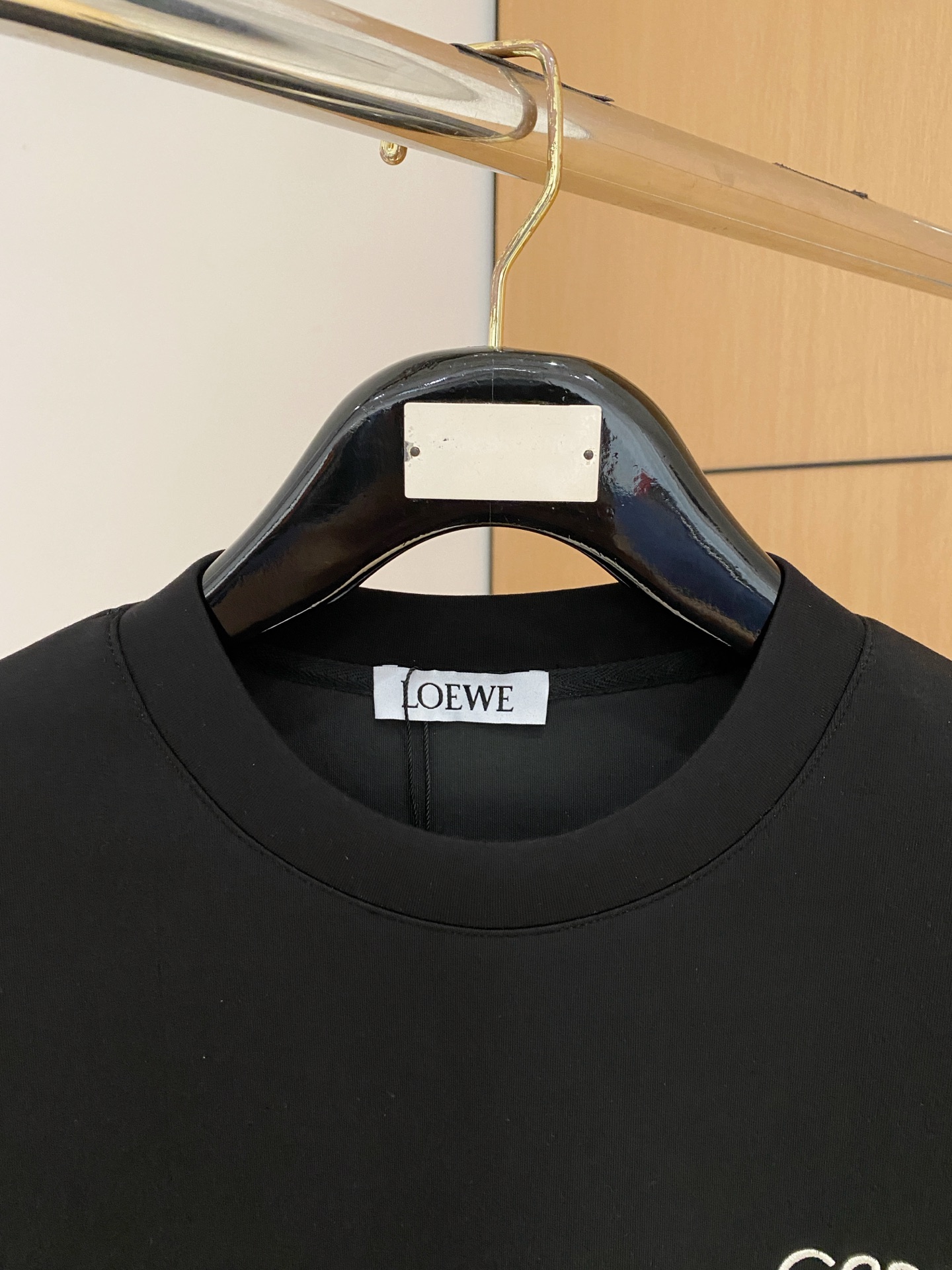 Loewe Male Hoodie Cotton Black Xs-s-m-l
