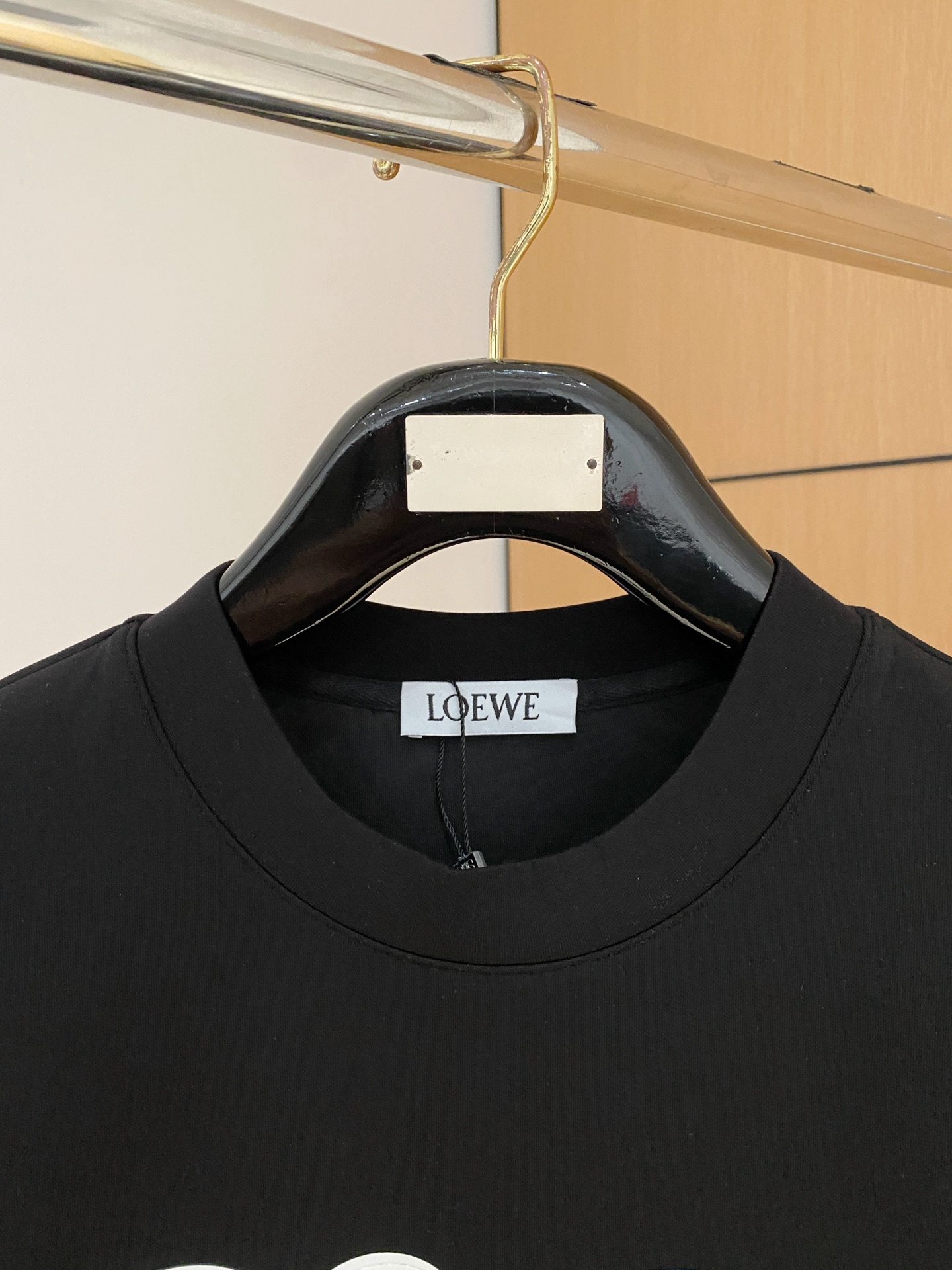 Loewe Male Hoodie Cotton Black Xs-s-m-l