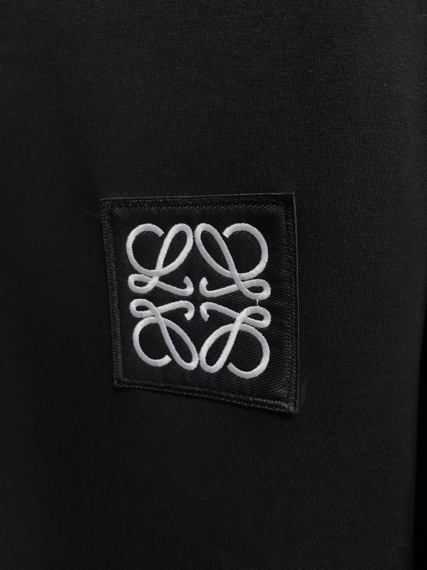 Loewe Male Hoodie Cotton Black Xs-s-m-l