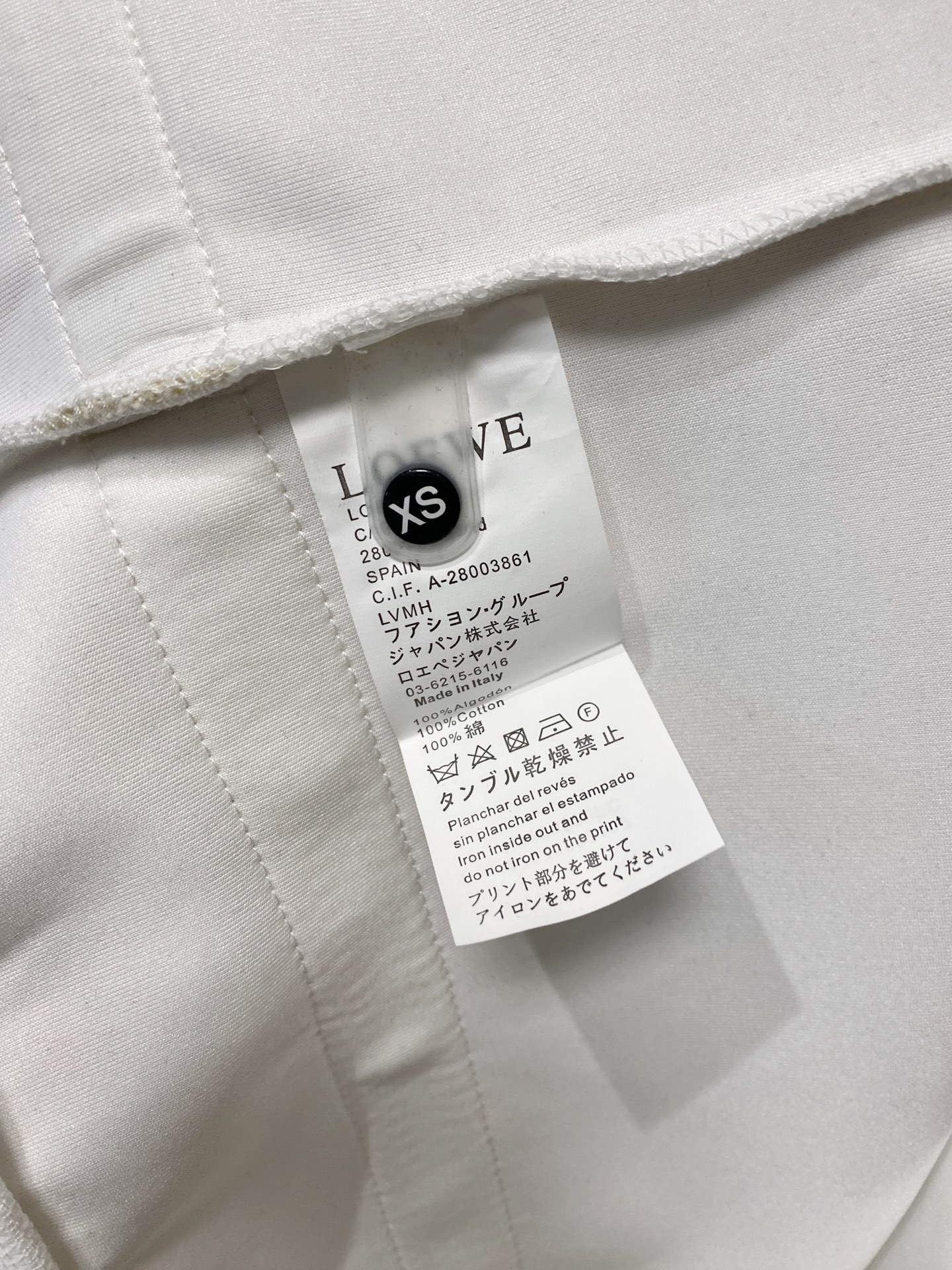 Loewe Male Hoodie Cotton Black Xs-s-m-l