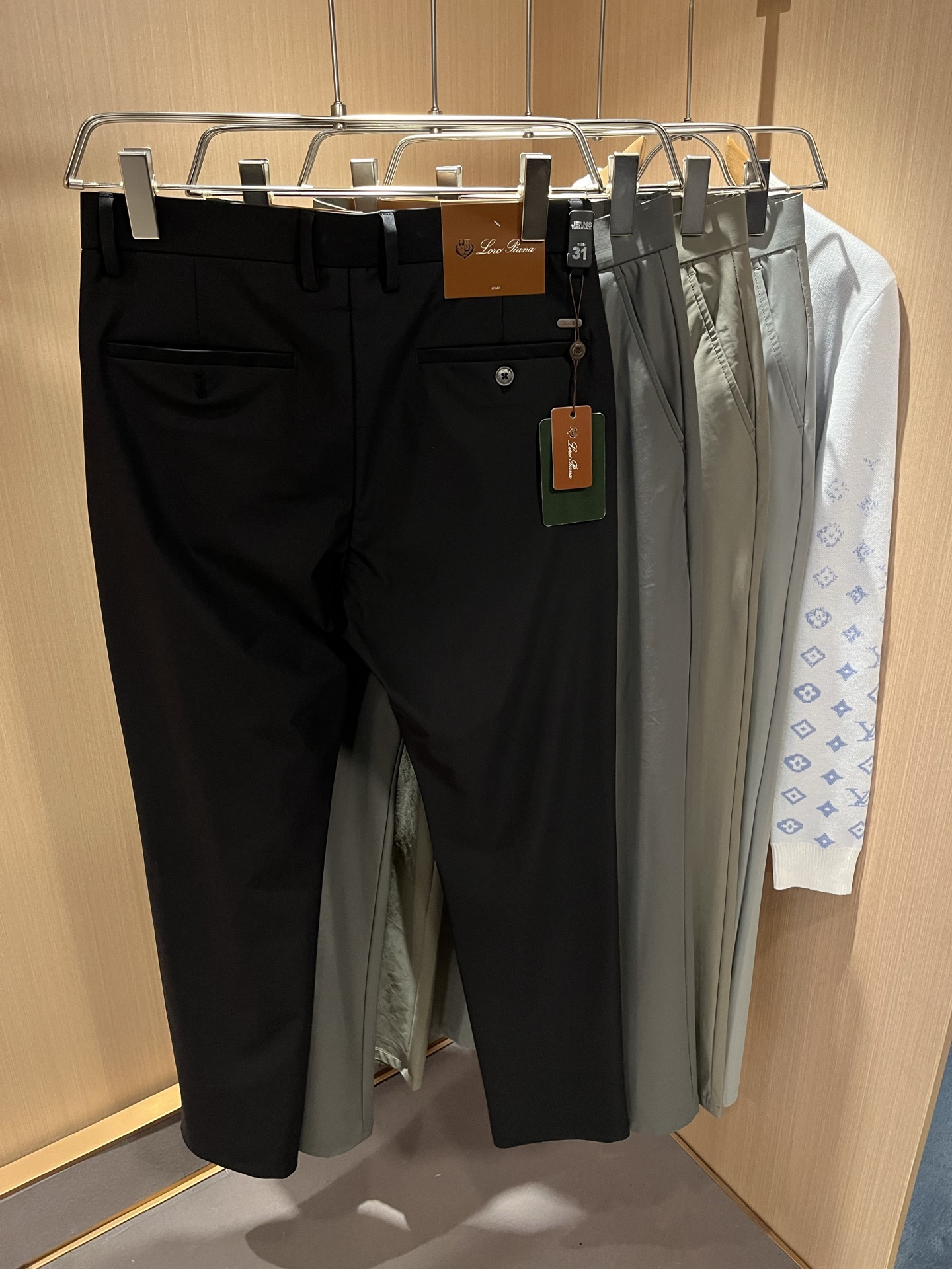 Loro Piana Male Basic Clothing Slim Fit L