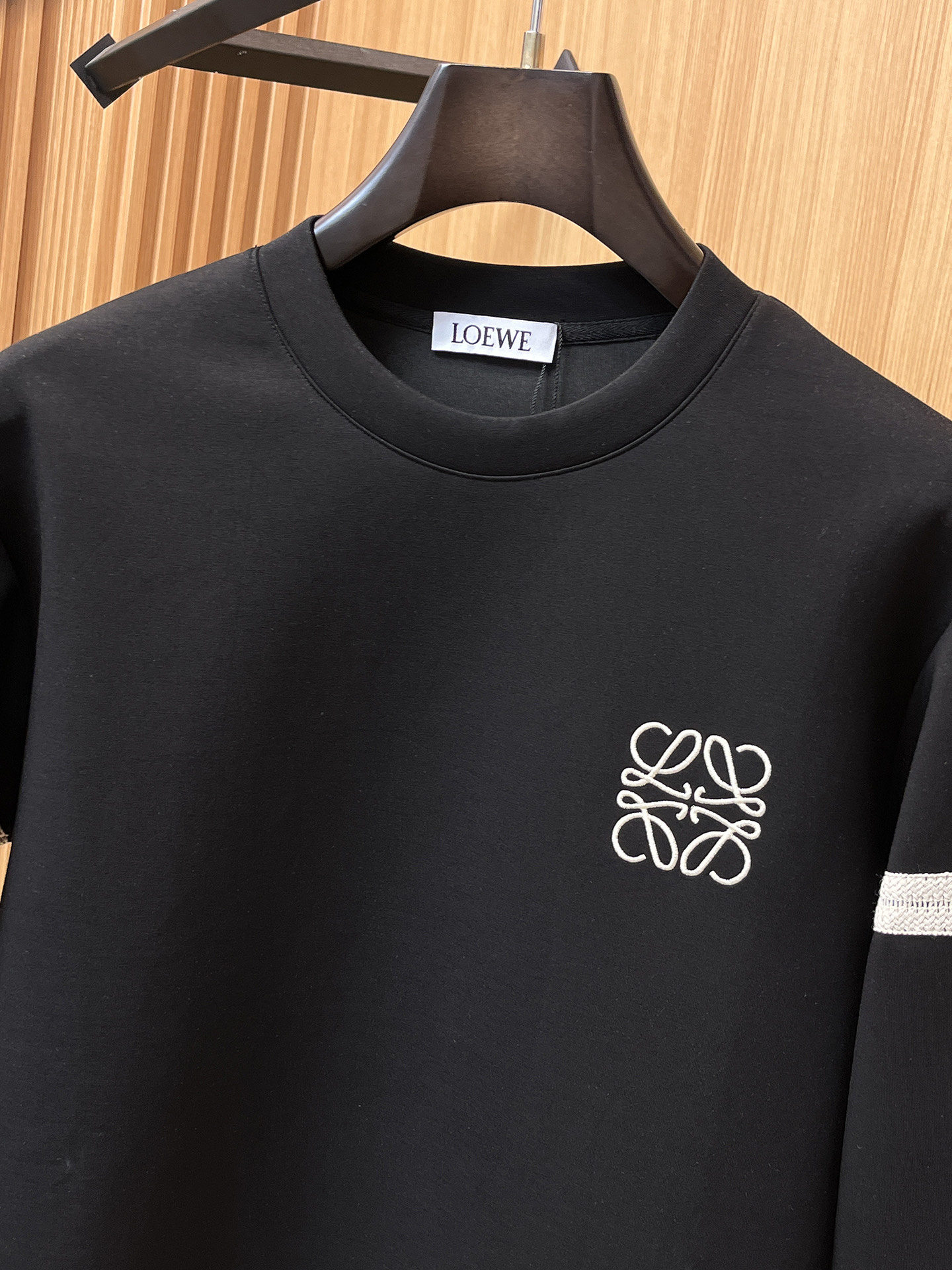 Loewe Male Hoodie Cotton Black Xs-s-m-l