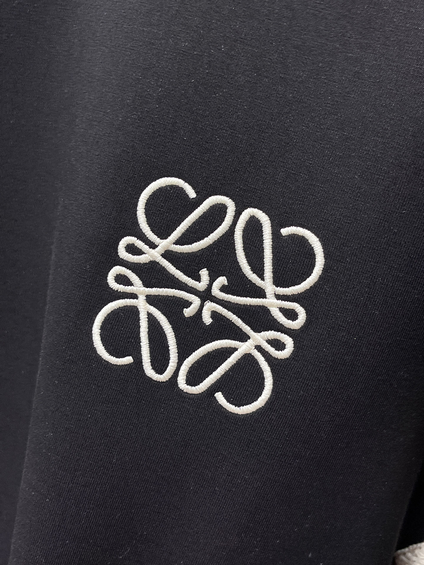 Loewe Male Hoodie Cotton Black Xs-s-m-l