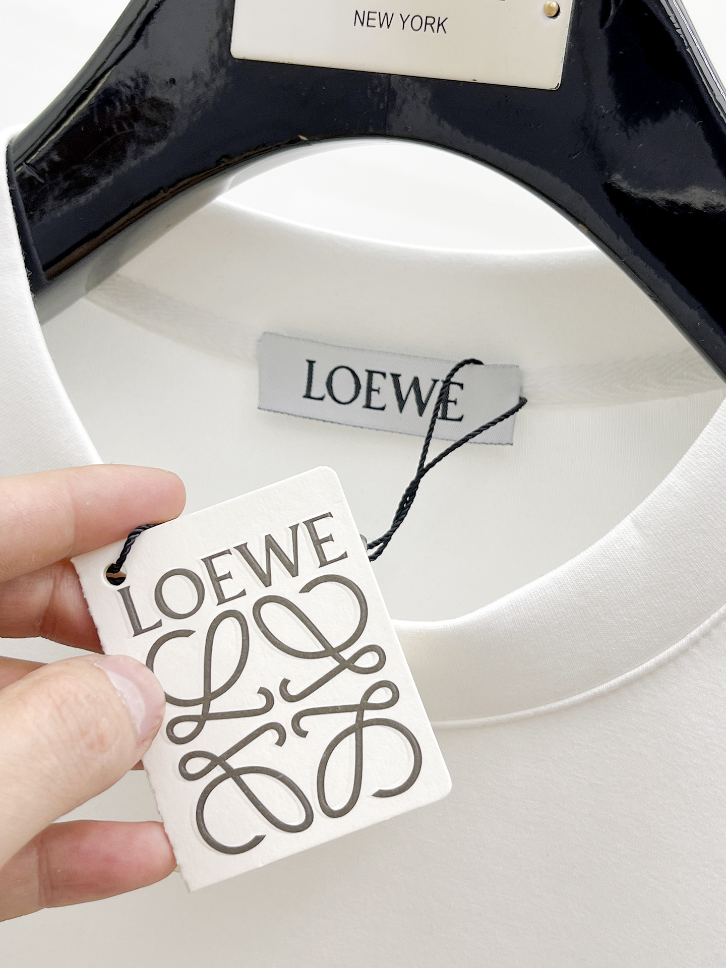 Loewe Male Hoodie Cotton Black Xs-s-m-l