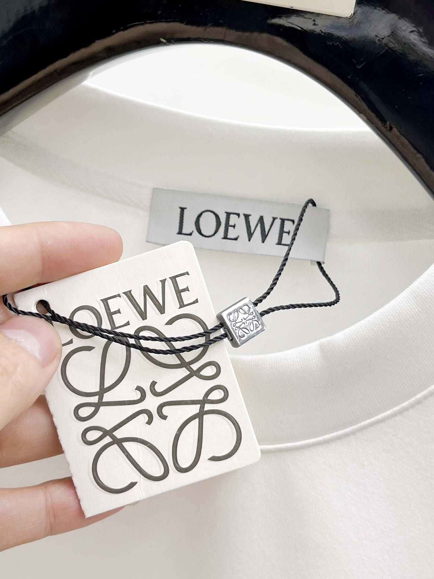 Loewe Male Hoodie Cotton Black Xs-s-m-l