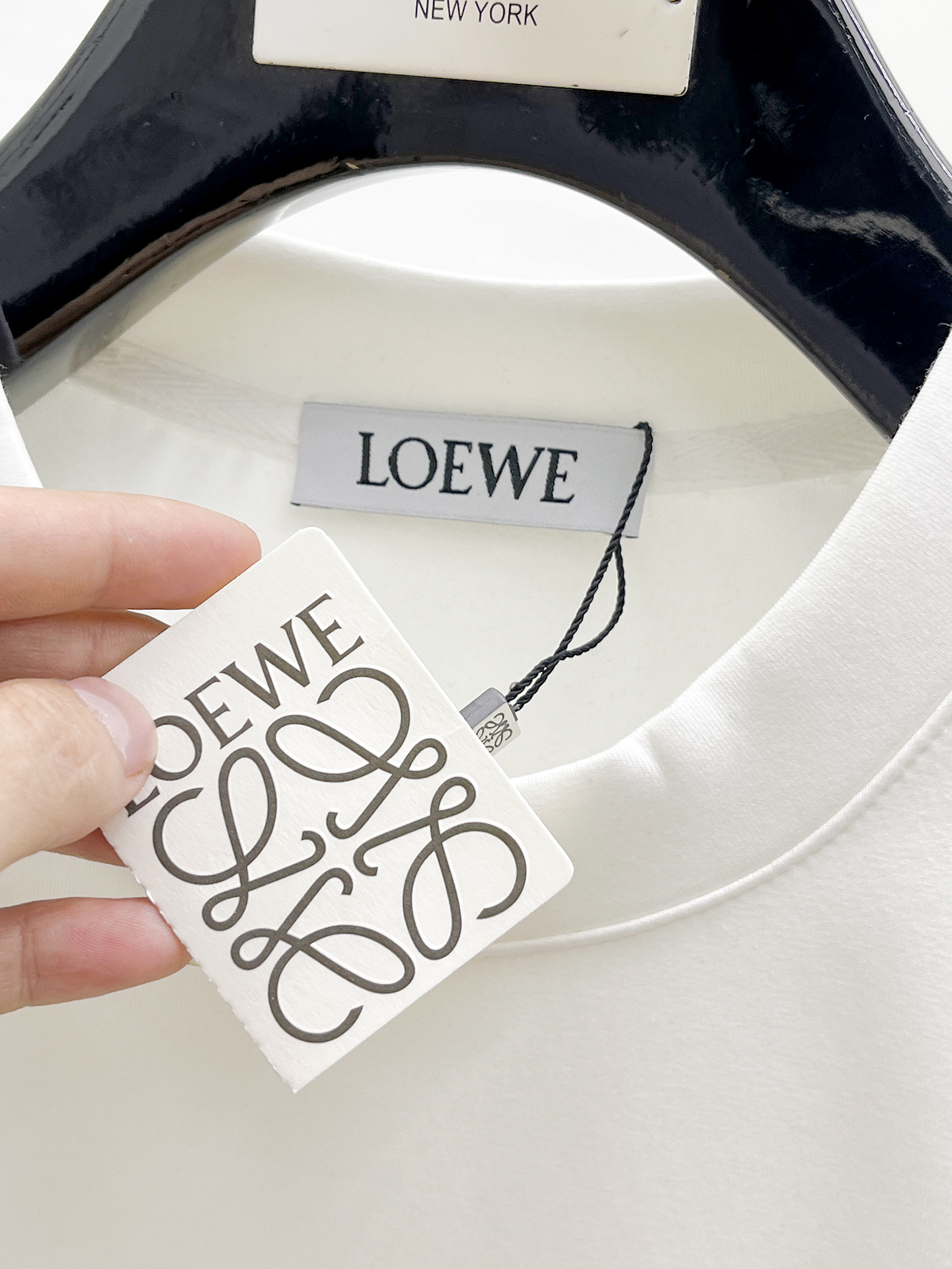 Loewe Male Hoodie Cotton Black Xs-s-m-l