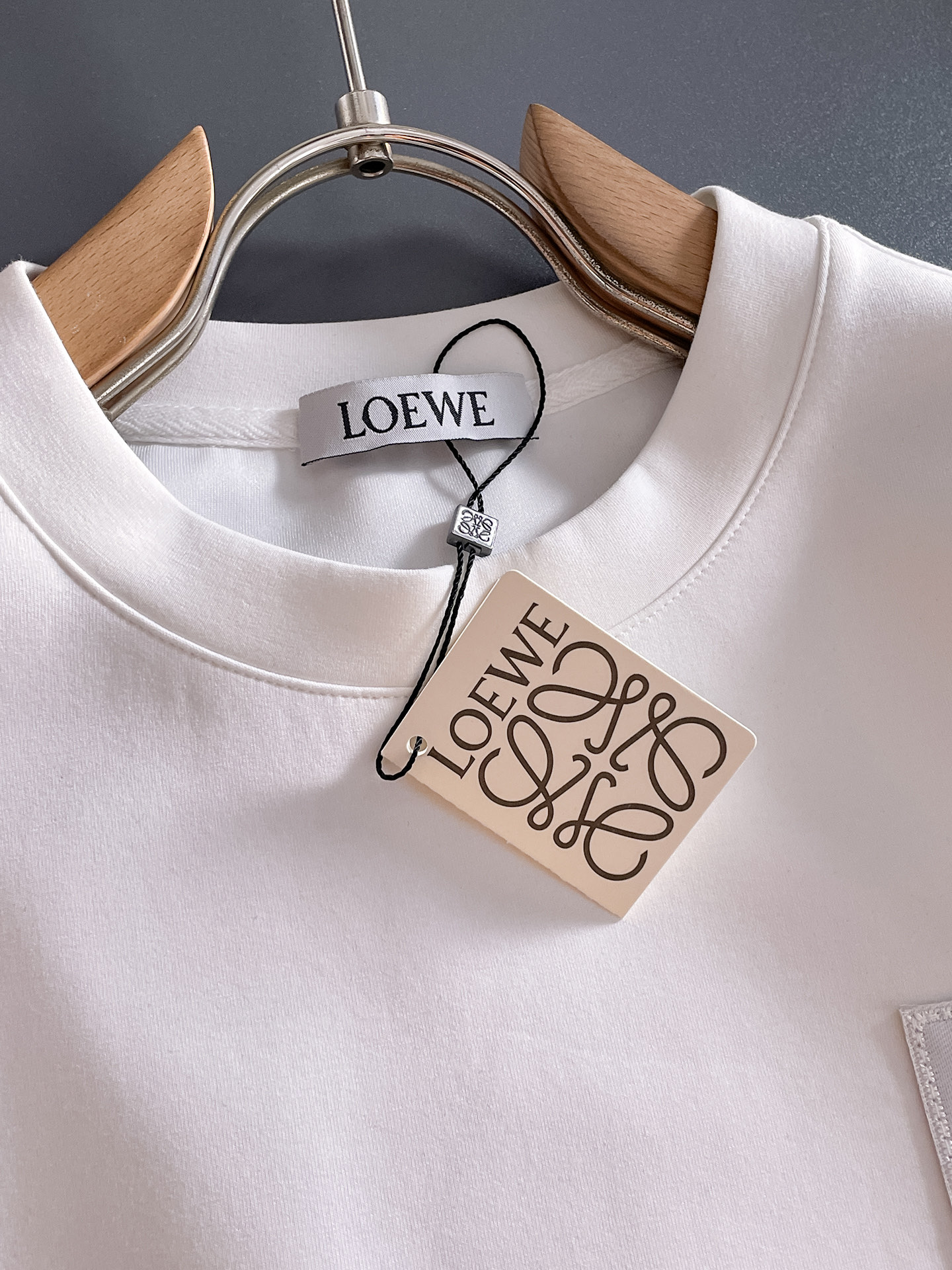 Loewe Male Hoodie Cotton Black Xs-s-m-l