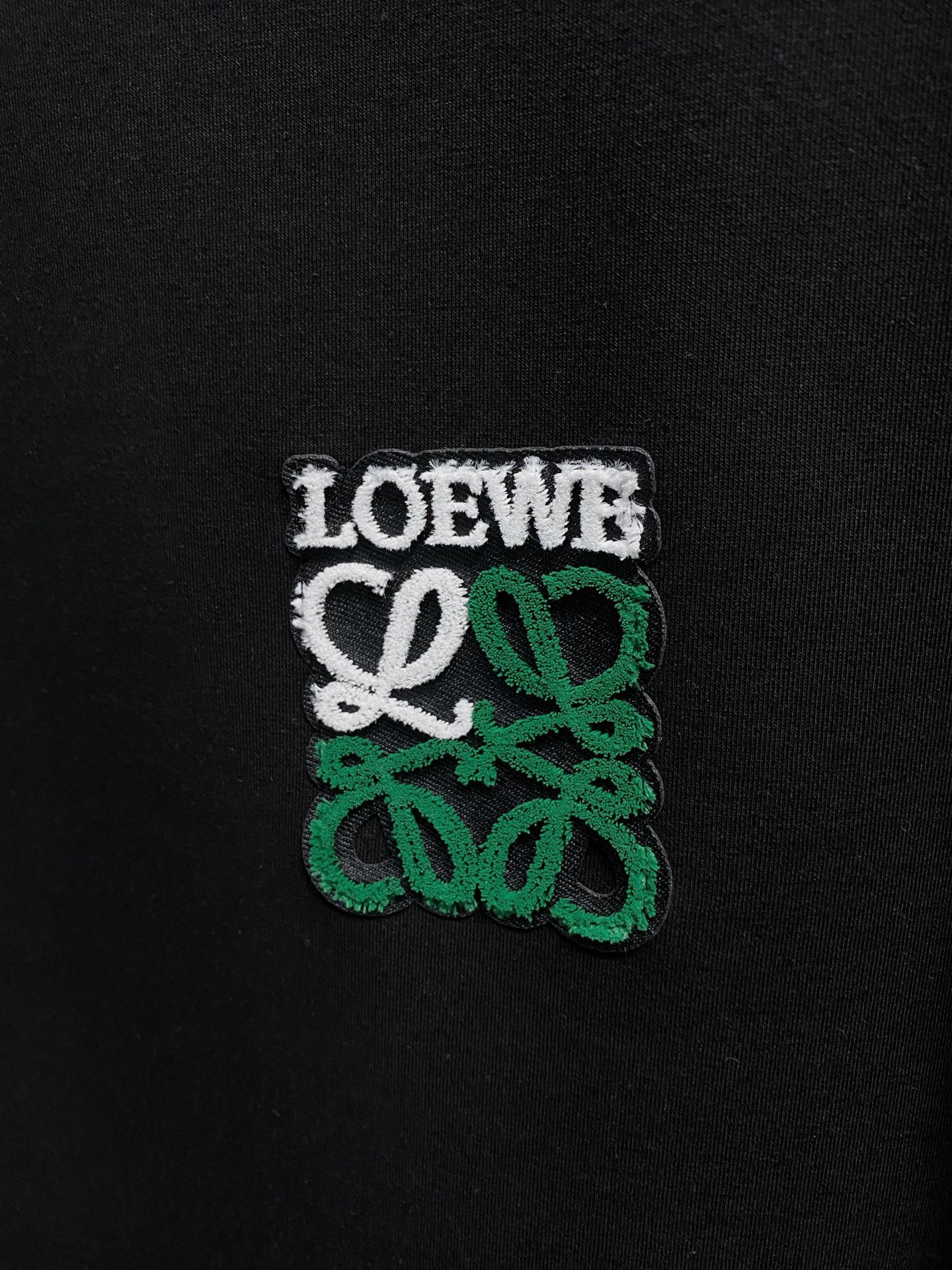 Loewe Male Hoodie Cotton Black Xs-s-m-l