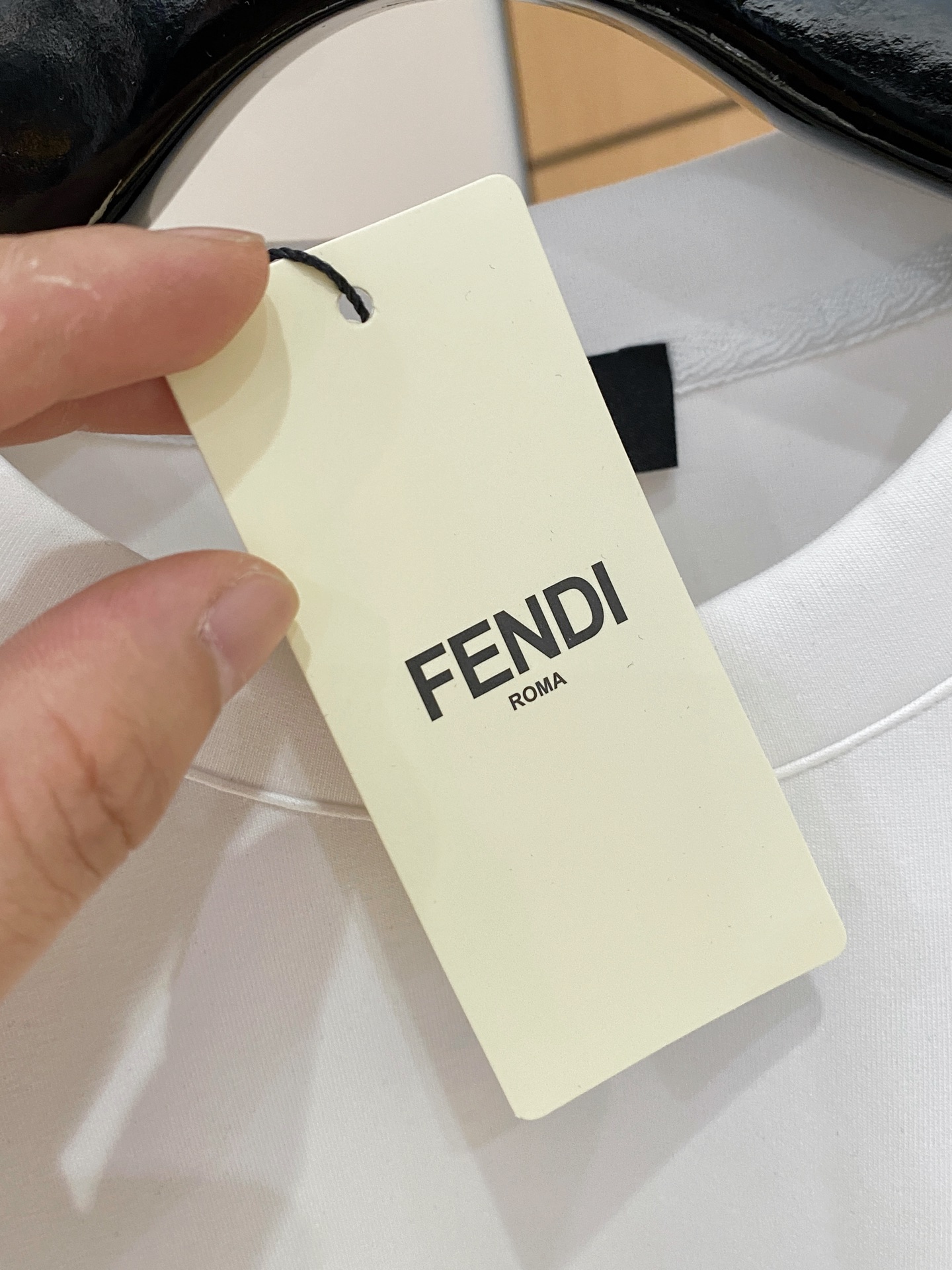 Fendi Male Hoodie Cotton Black Xs-s-m-l