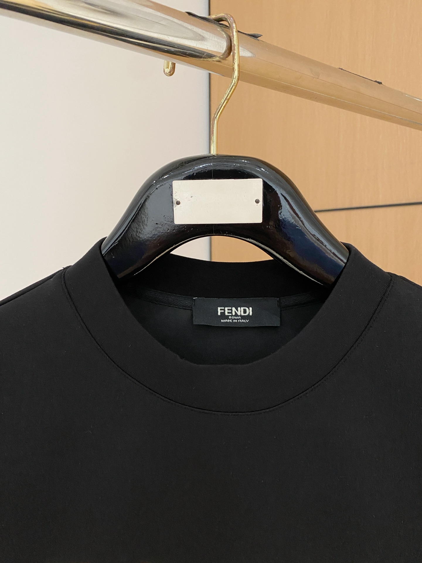 Fendi Male Hoodie Cotton Black Xs-s-m-l