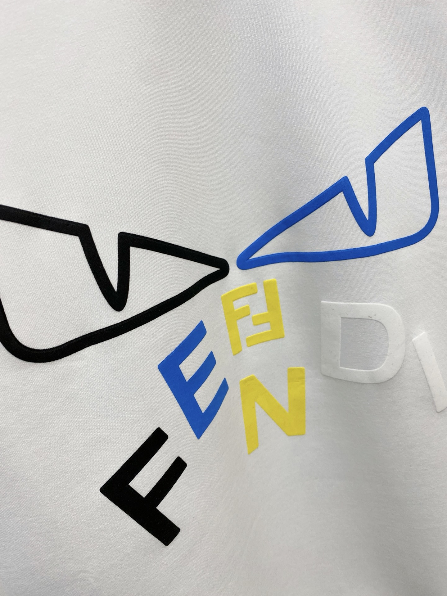 Fendi Male Hoodie Cotton Black Xs-s-m-l