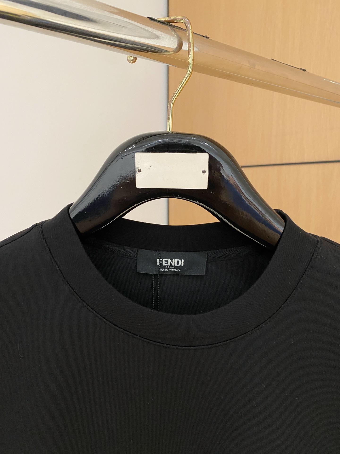 Fendi Male Hoodie Cotton Black Xs-s-m-l