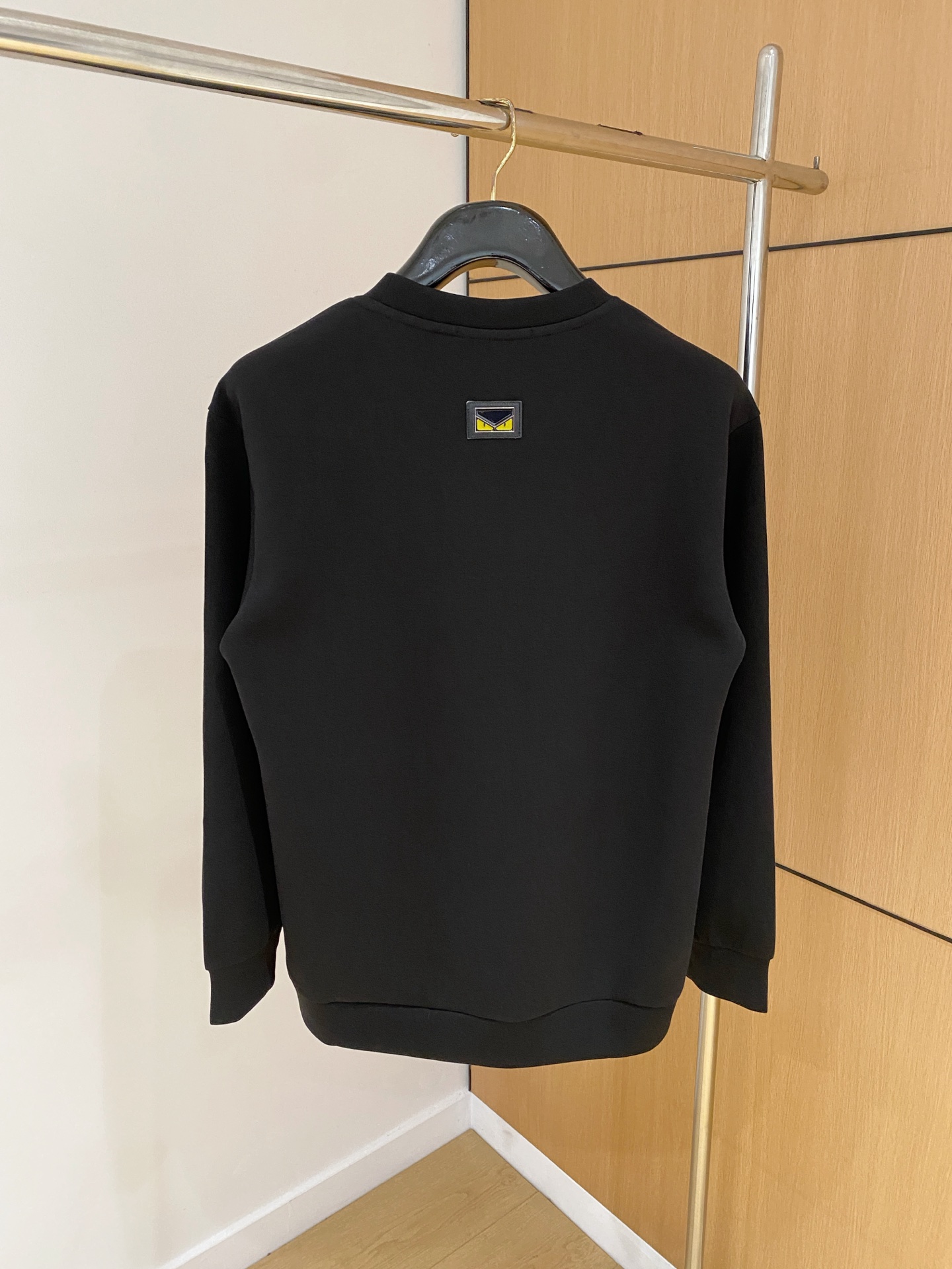 Fendi Male Hoodie Cotton Black Xs-s-m-l