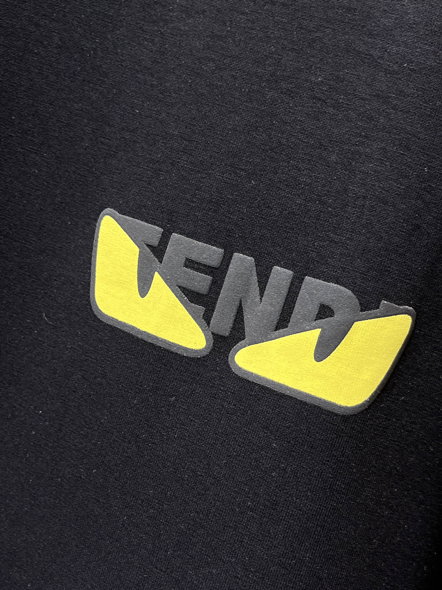 Fendi Male Hoodie Cotton Black Xs-s-m-l