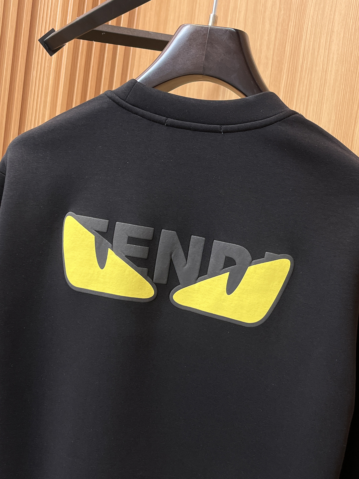 Fendi Male Hoodie Cotton Black Xs-s-m-l