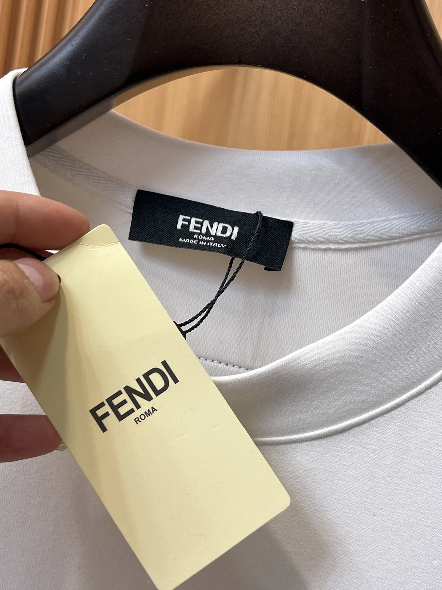 Fendi Male Hoodie Cotton Black Xs-s-m-l