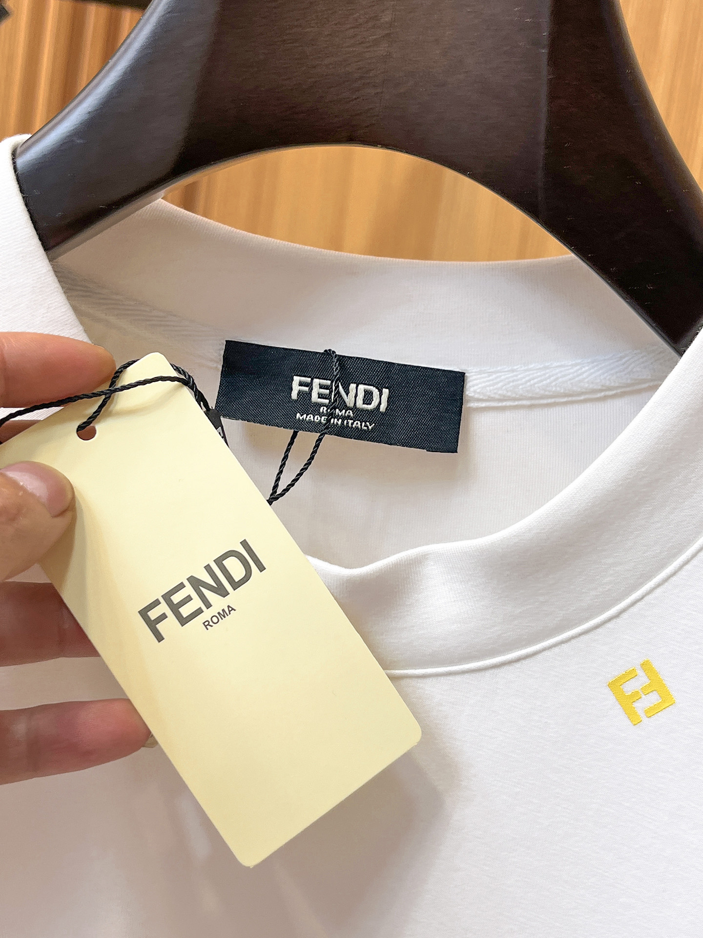 Fendi Male Hoodie Cotton Black Xs-s-m-l