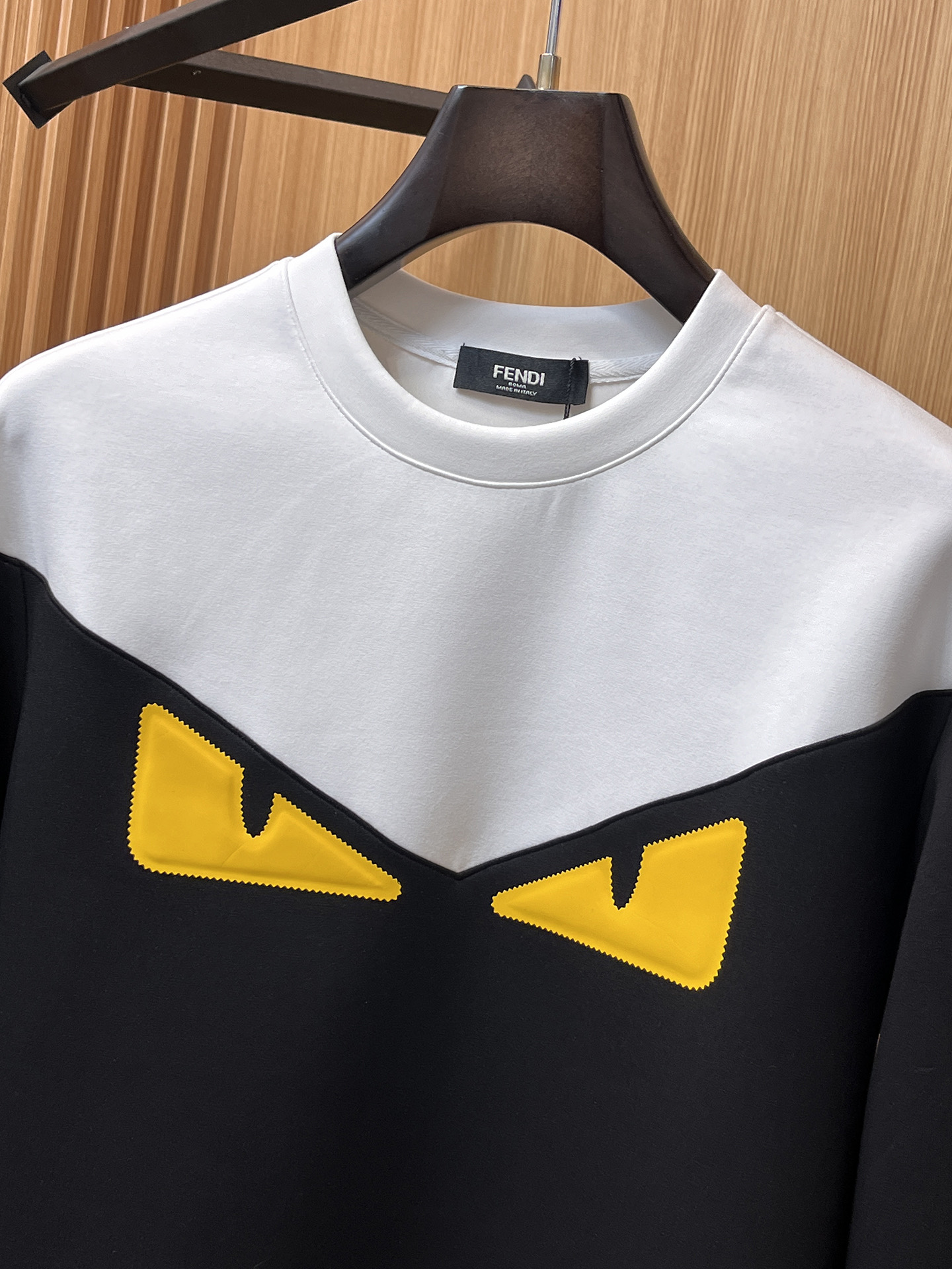 Fendi Male Hoodie Cotton Black Xs-s-m-l