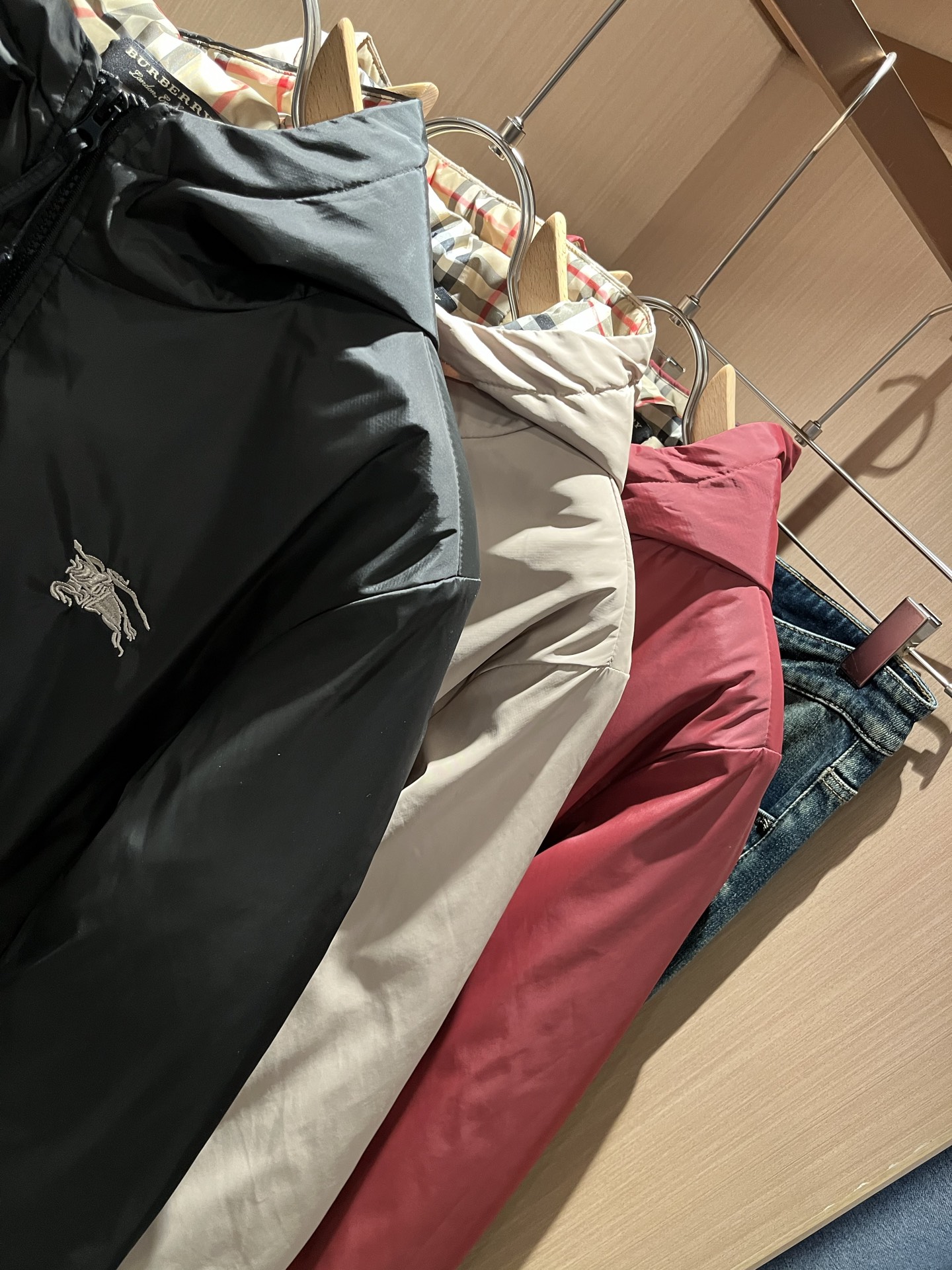 Burberry Jacket Cotton Plaid M-xl