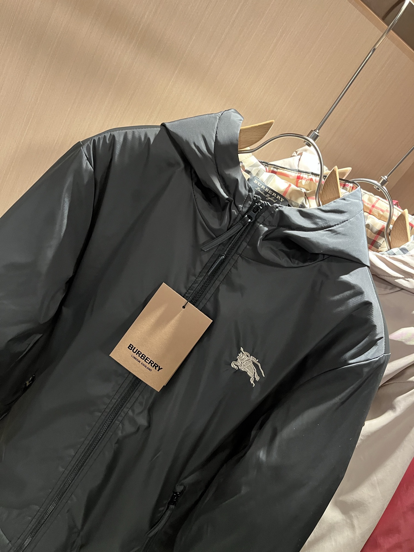 Burberry Jacket Cotton Plaid M-xl