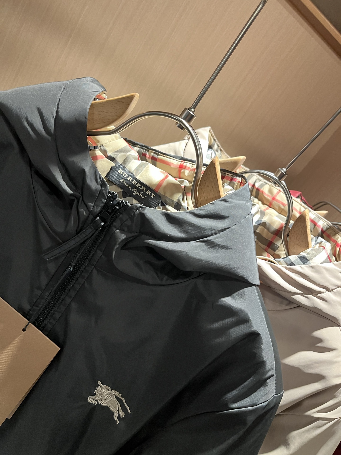Burberry Jacket Cotton Plaid M-xl