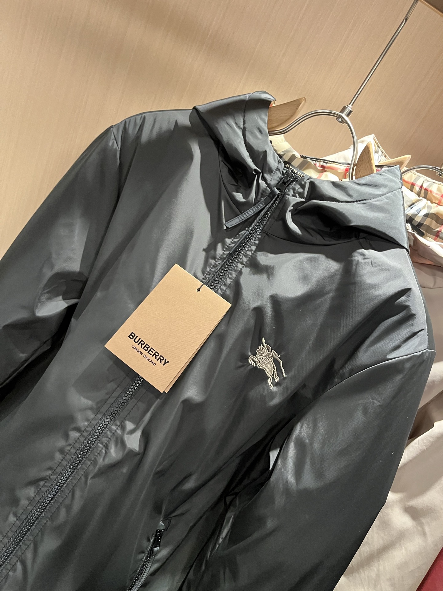 Burberry Jacket Cotton Plaid M-xl