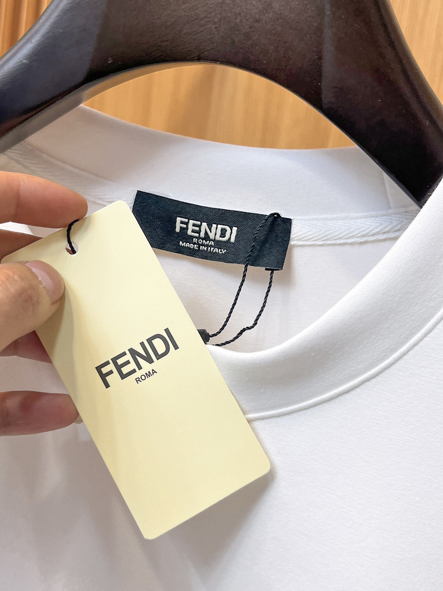 Fendi Male Hoodie Cotton Black Xs-s-m-l