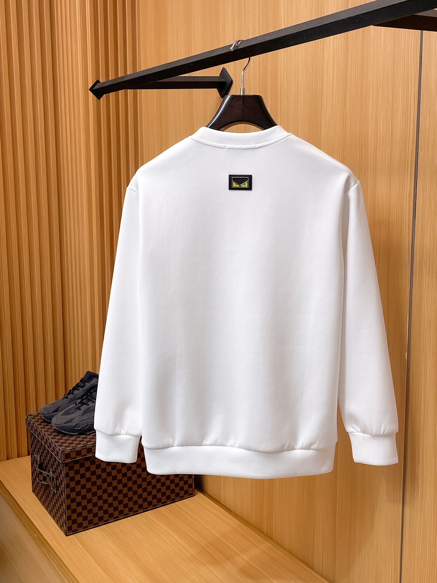 Fendi Male Hoodie Cotton Black Xs-s-m-l