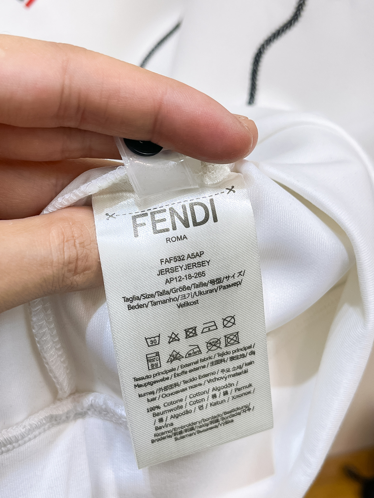 Fendi Male Hoodie Cotton Black Xs-s-m-l