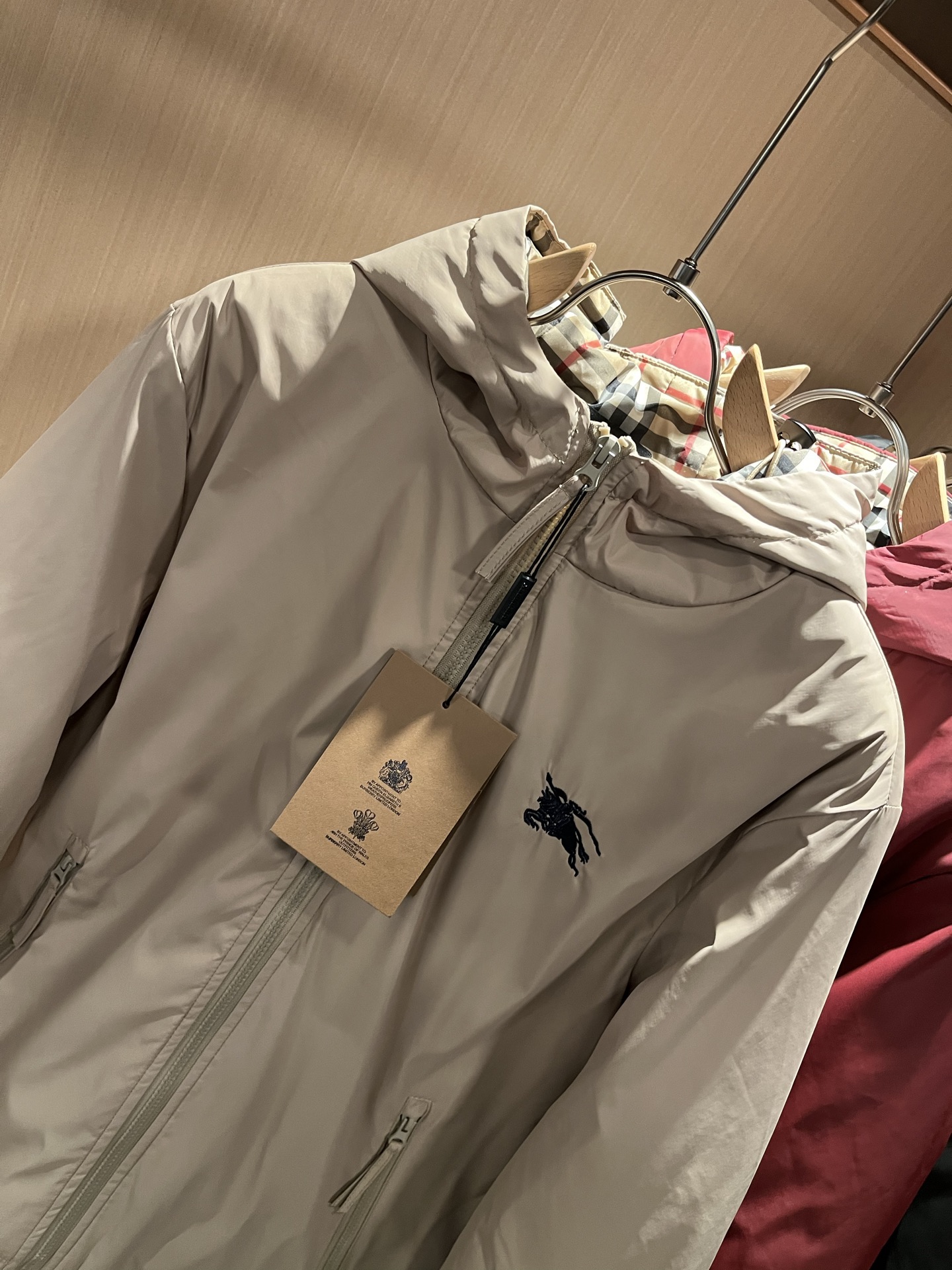Burberry Jacket Cotton Plaid M-xl