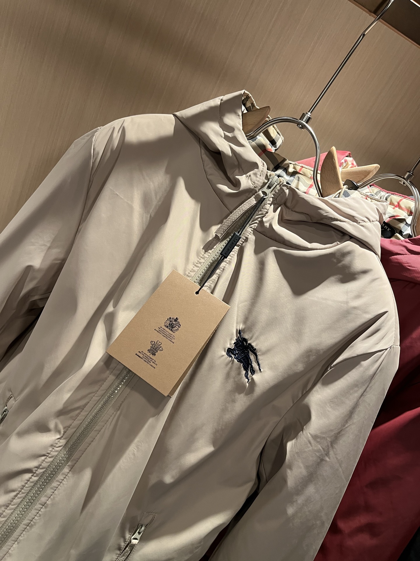Burberry Jacket Cotton Plaid M-xl