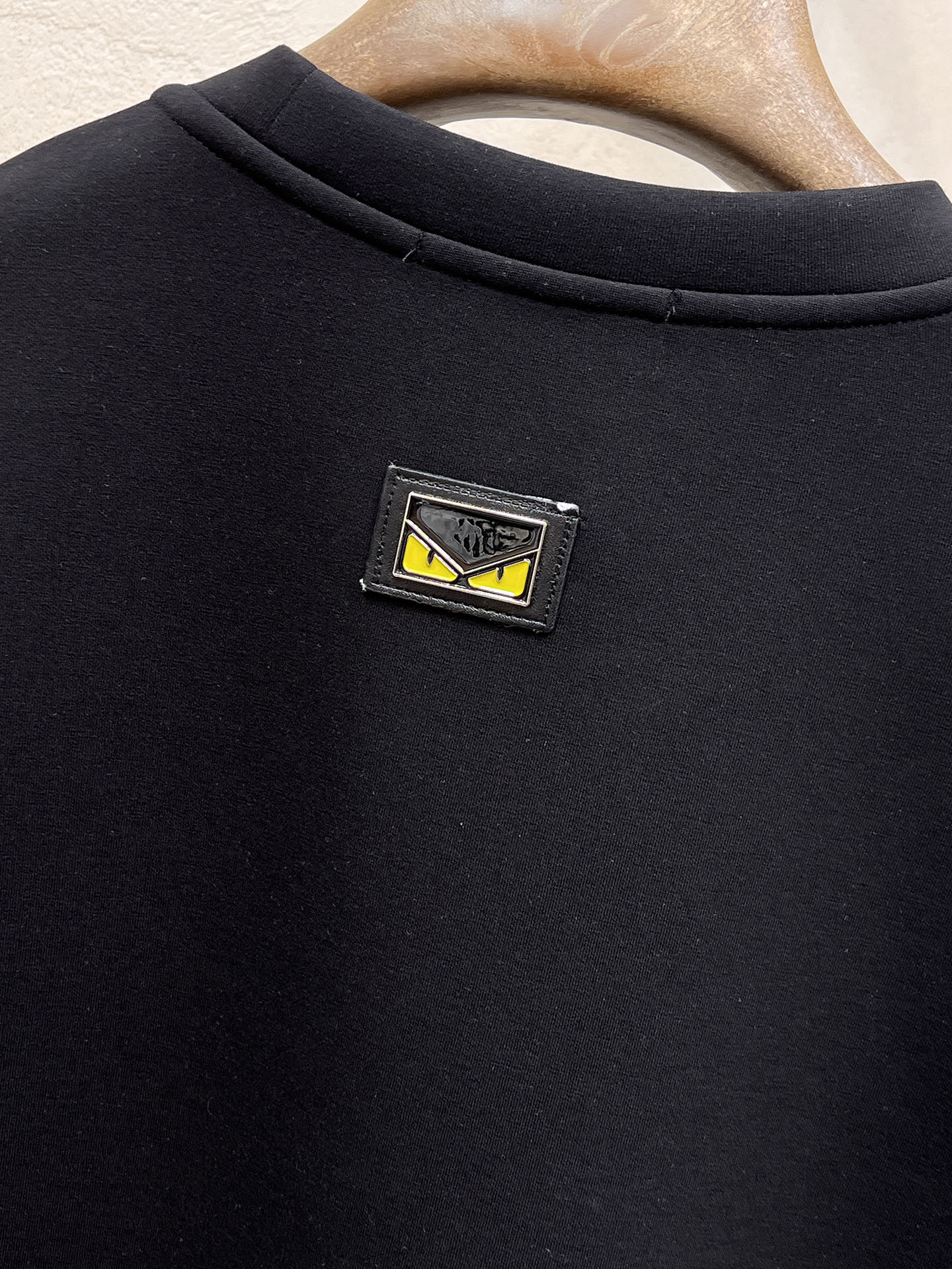 Fendi Male Hoodie Cotton Black Xs-s-m-l