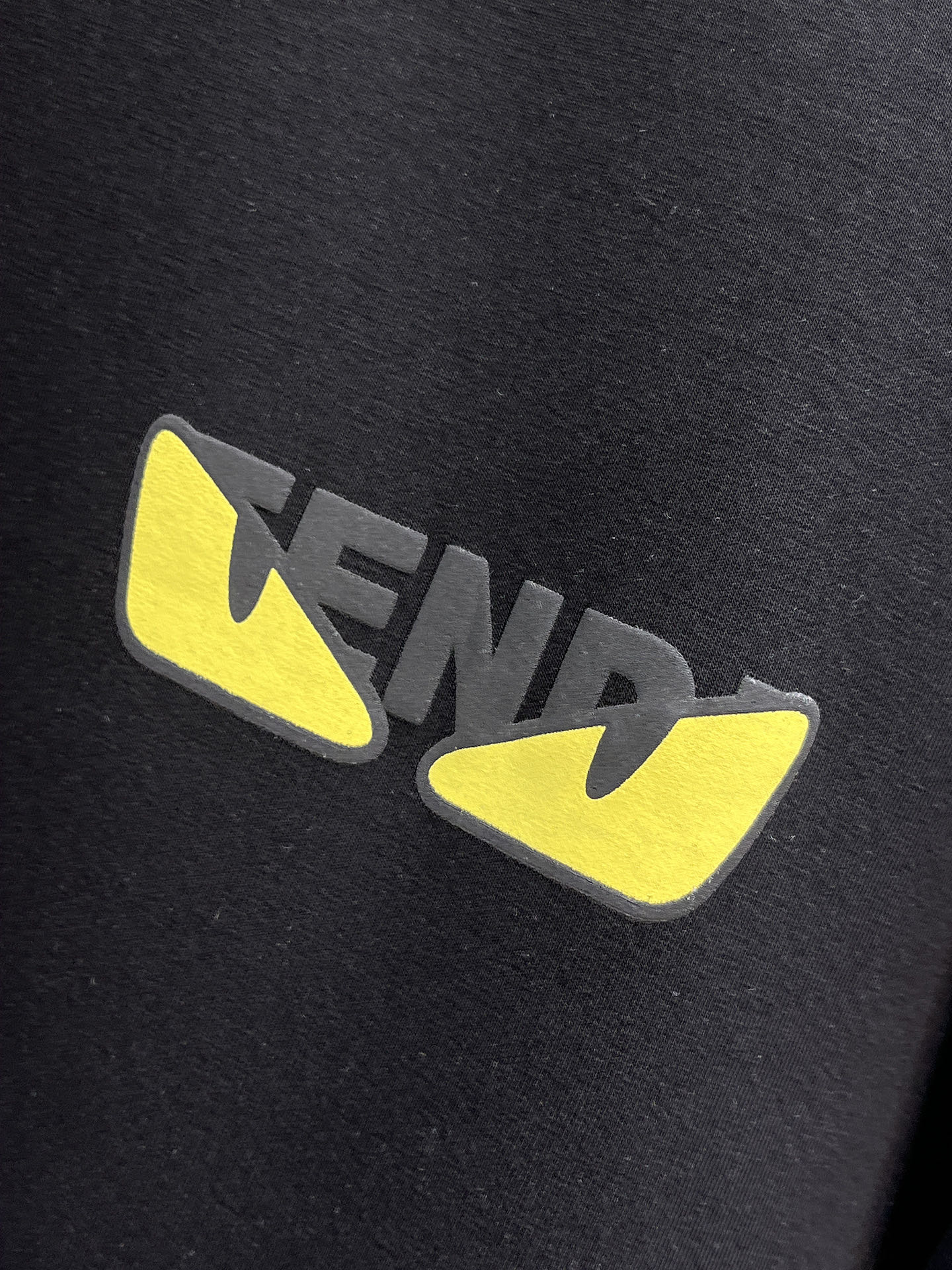 Fendi Male Hoodie Cotton Black Xs-s-m-l