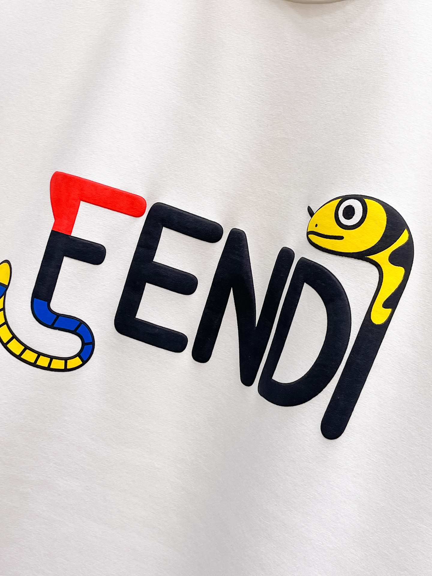 Fendi Male Hoodie Cotton Black Xs-s-m-l