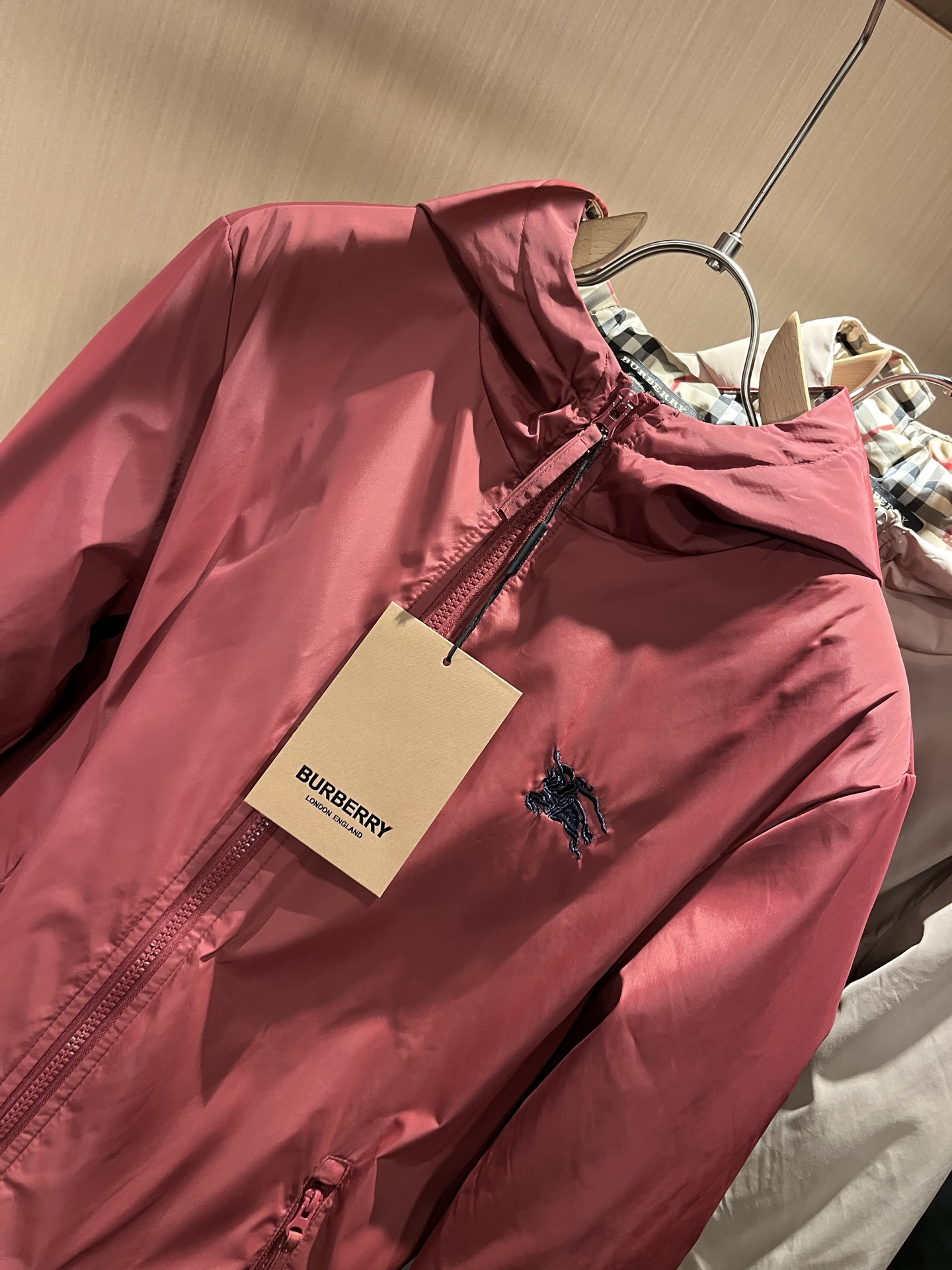 Burberry Jacket Cotton Plaid M-xl