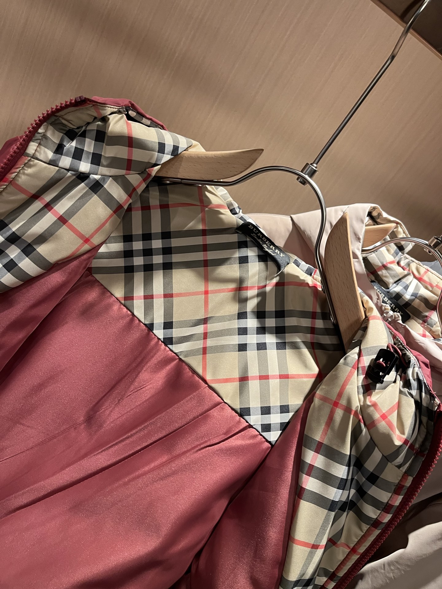 Burberry Jacket Cotton Plaid M-xl