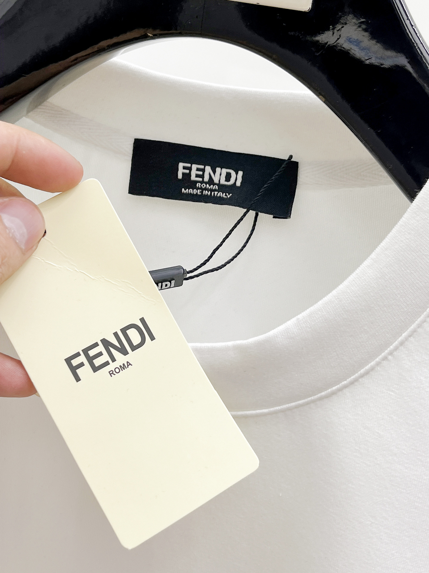 Fendi Male Hoodie Cotton Black Xs-s-m-l