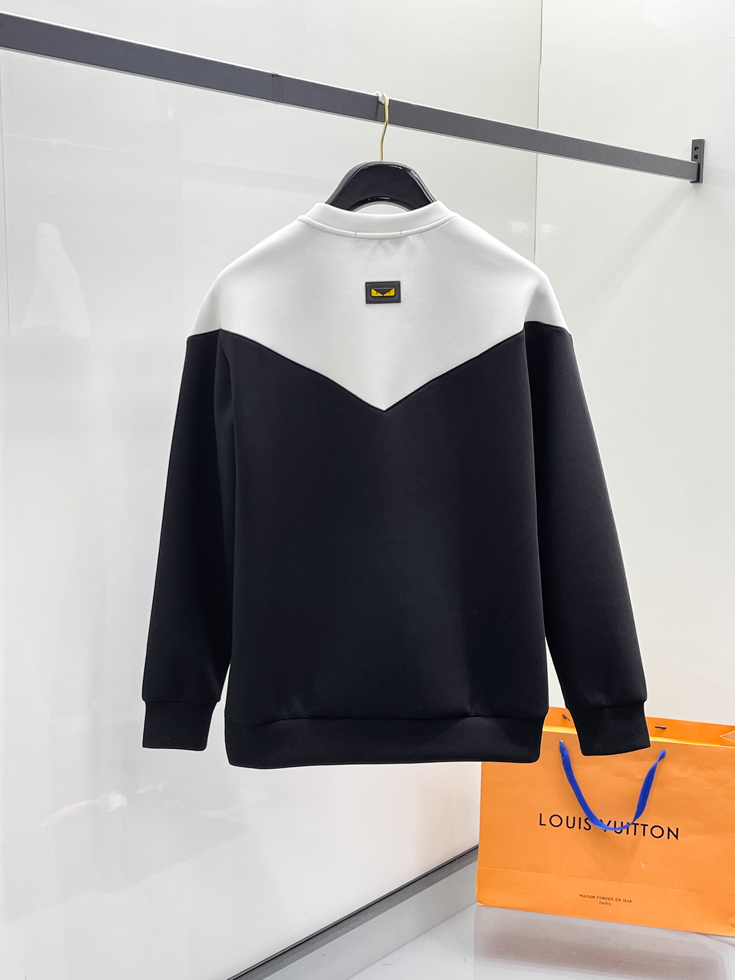 Fendi Male Hoodie Cotton Black Xs-s-m-l