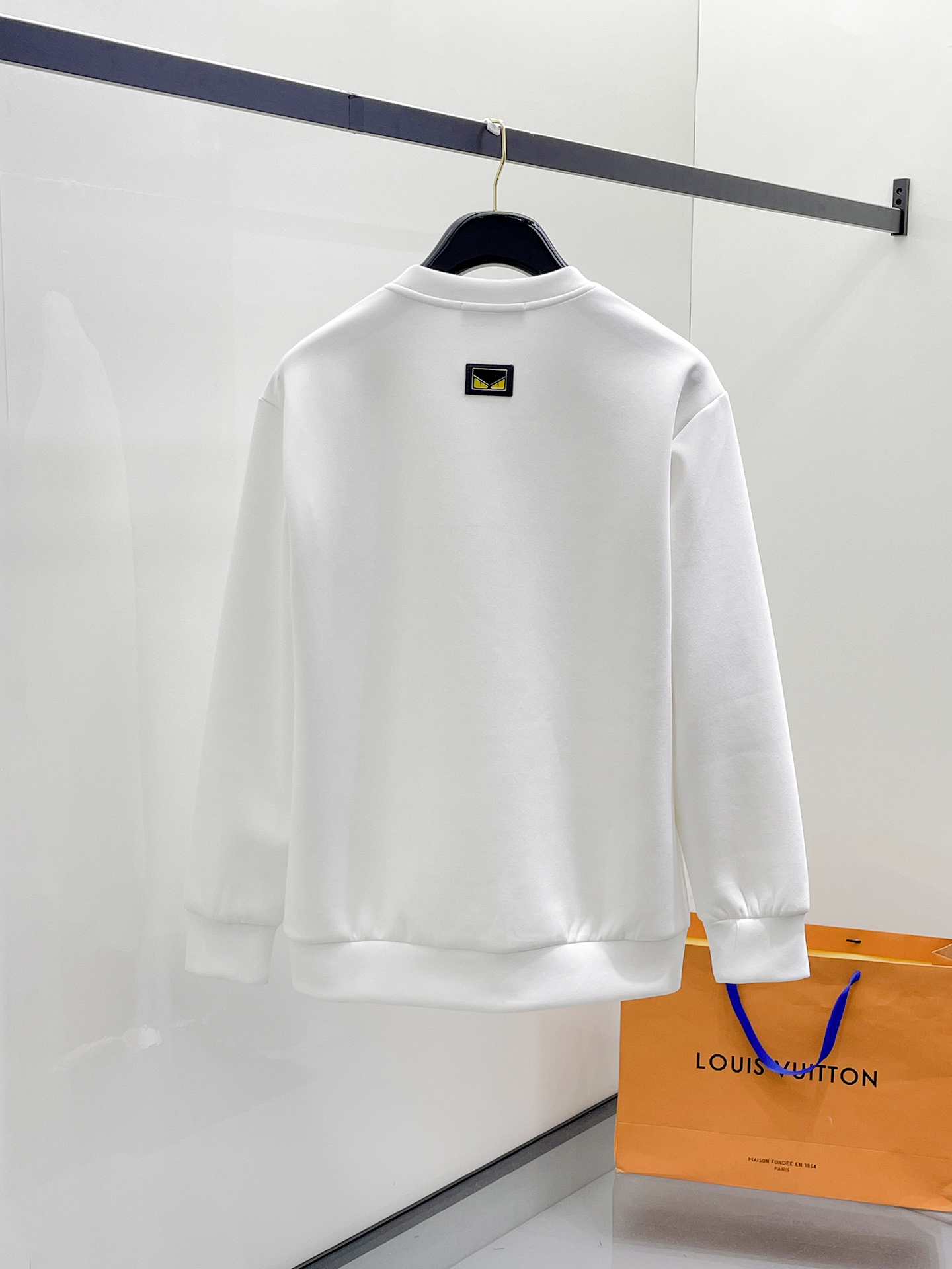 Fendi Male Hoodie Cotton Black Xs-s-m-l