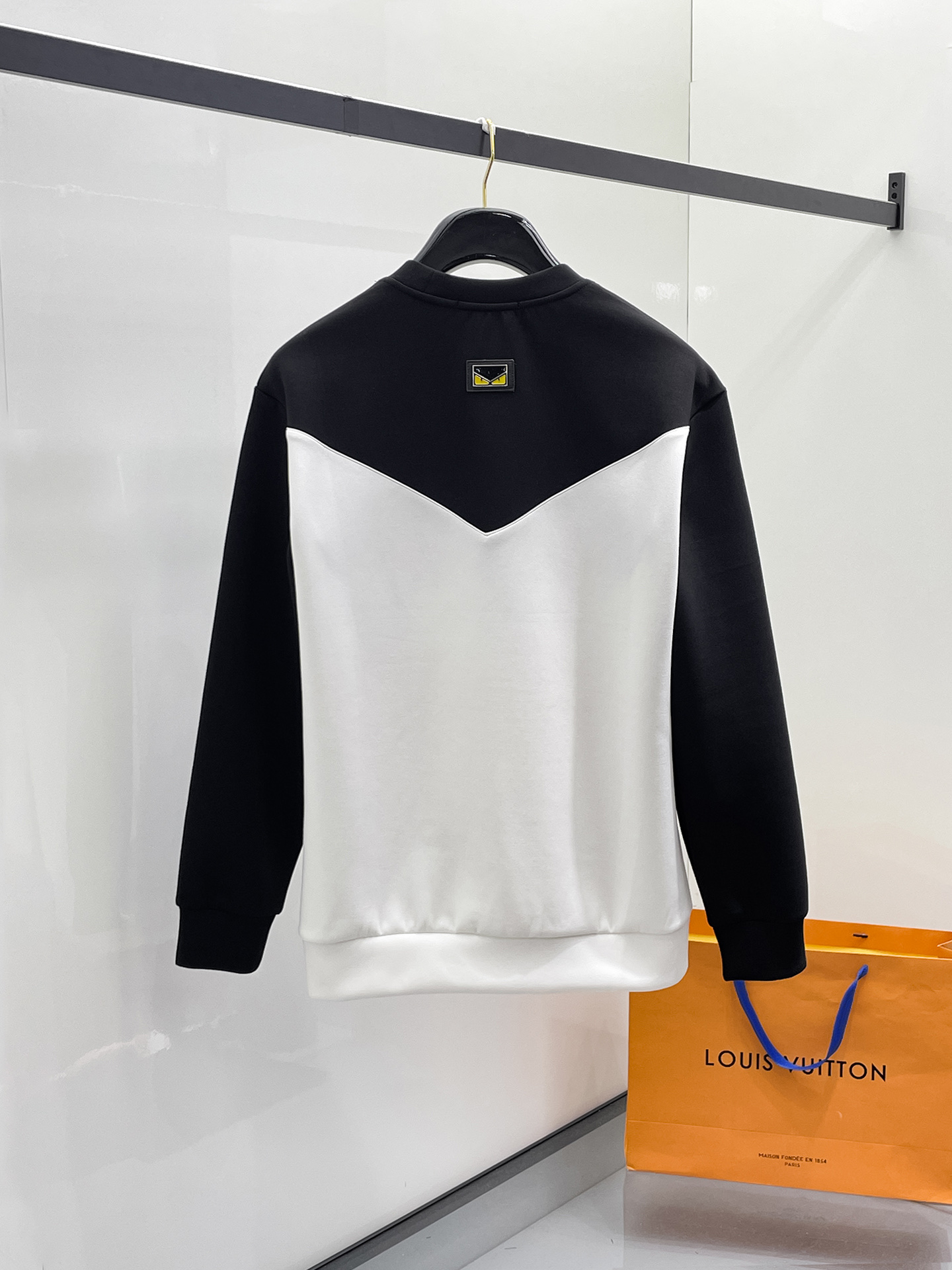 Fendi Male Hoodie Cotton Black Xs-s-m-l