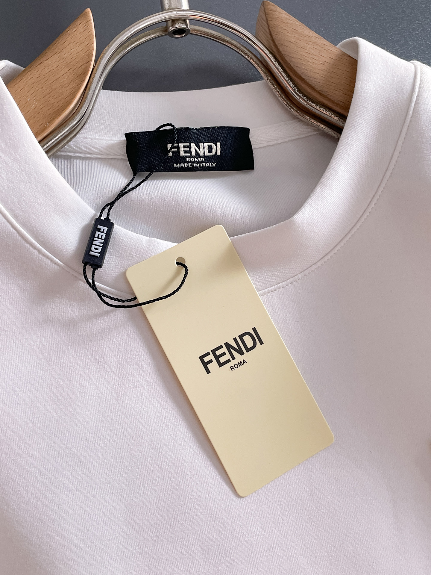 Fendi Male Hoodie Cotton Black Xs-s-m-l