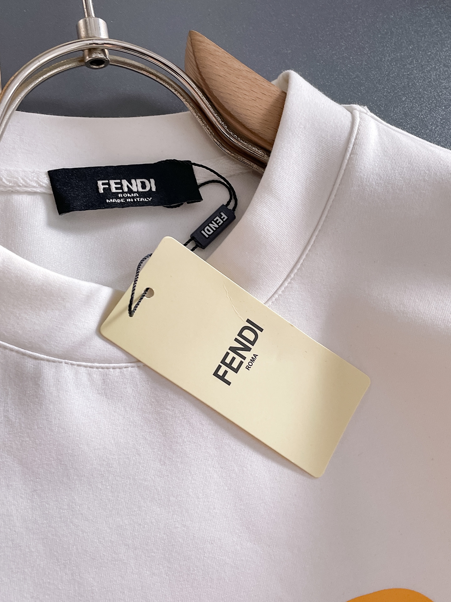 Fendi Male Hoodie Cotton Black Xs-s-m-l