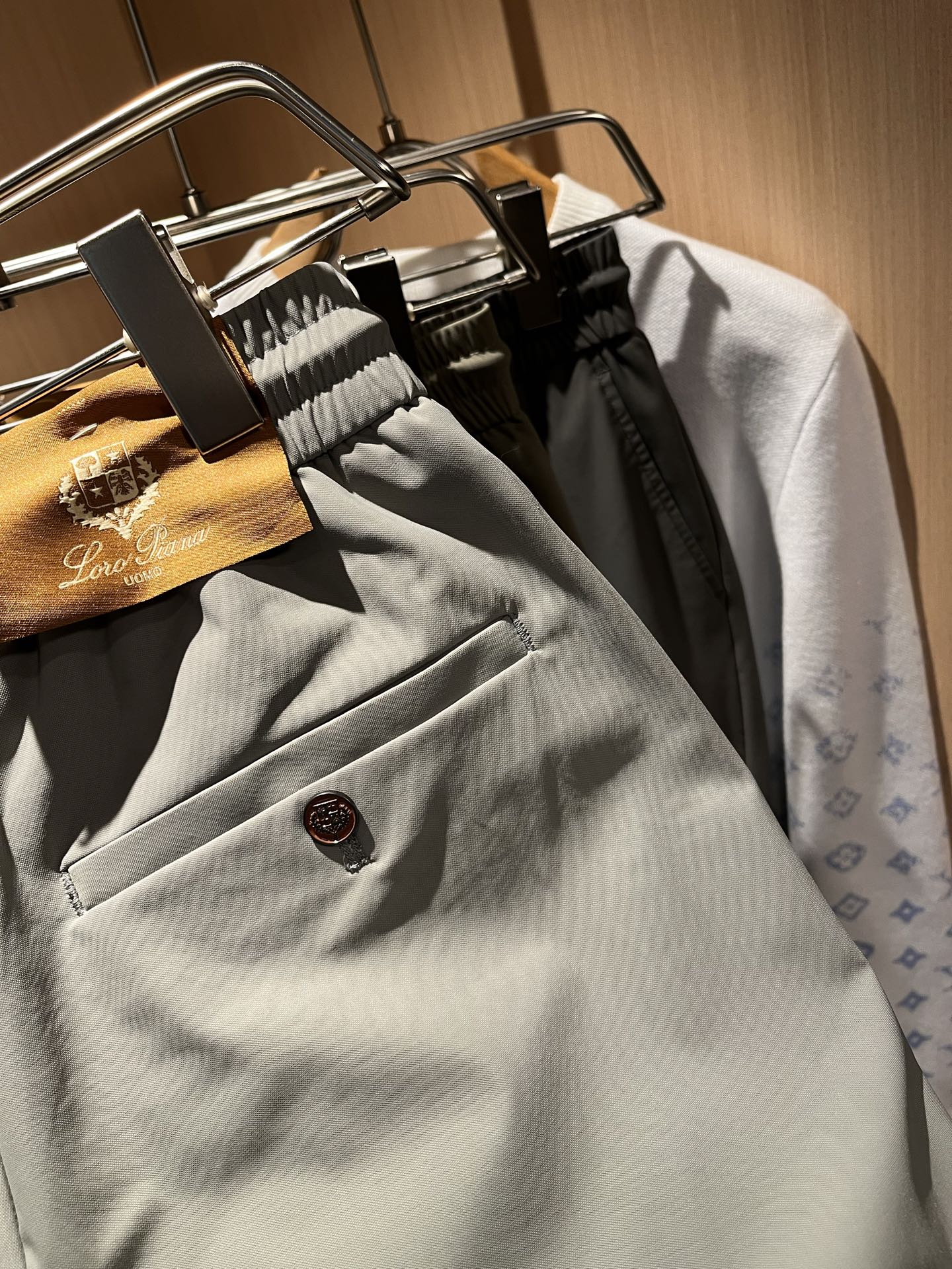 Loro Piana Male Basic Clothing Slim Fit L