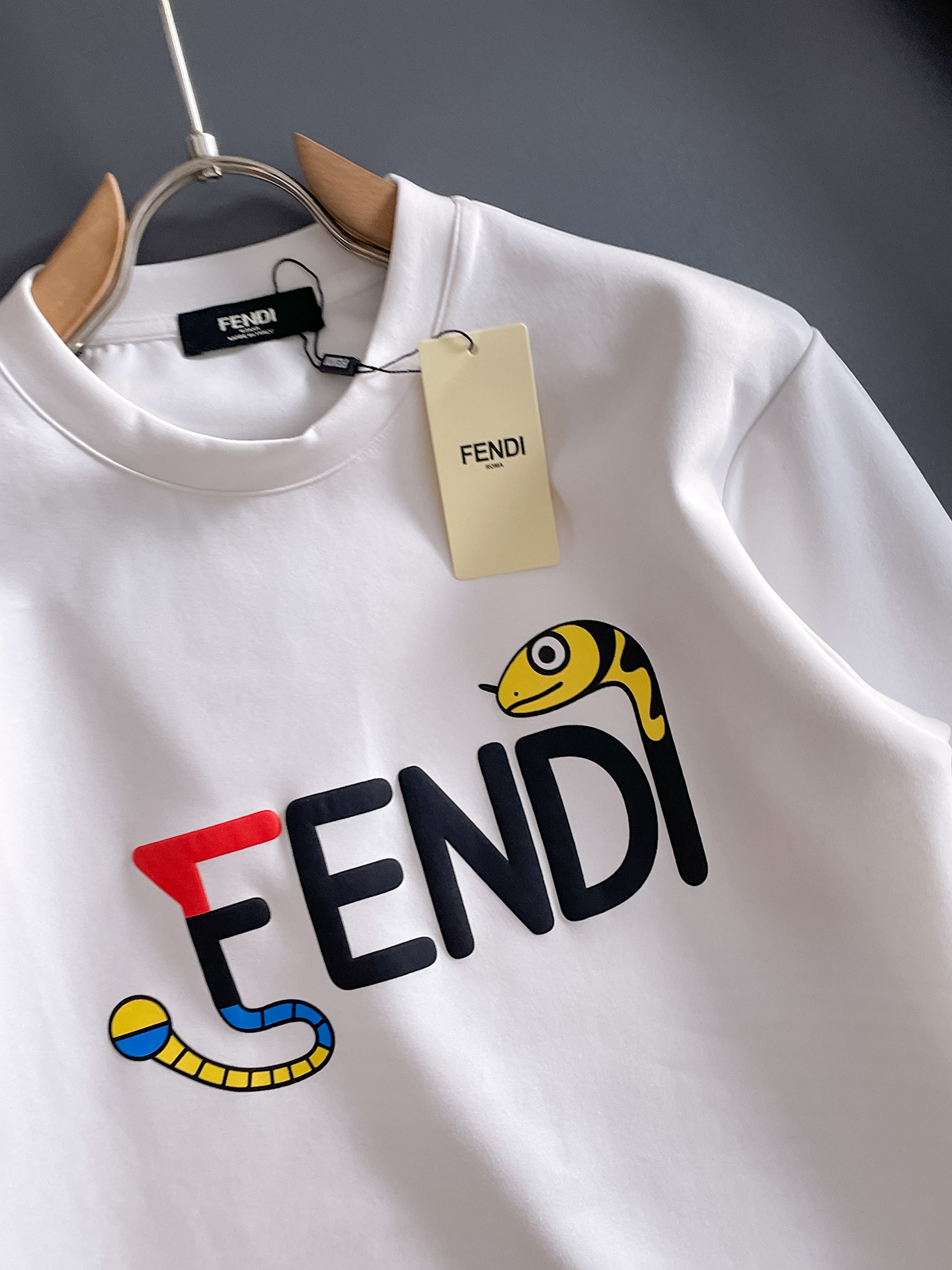 Fendi Male Hoodie Cotton Black Xs-s-m-l
