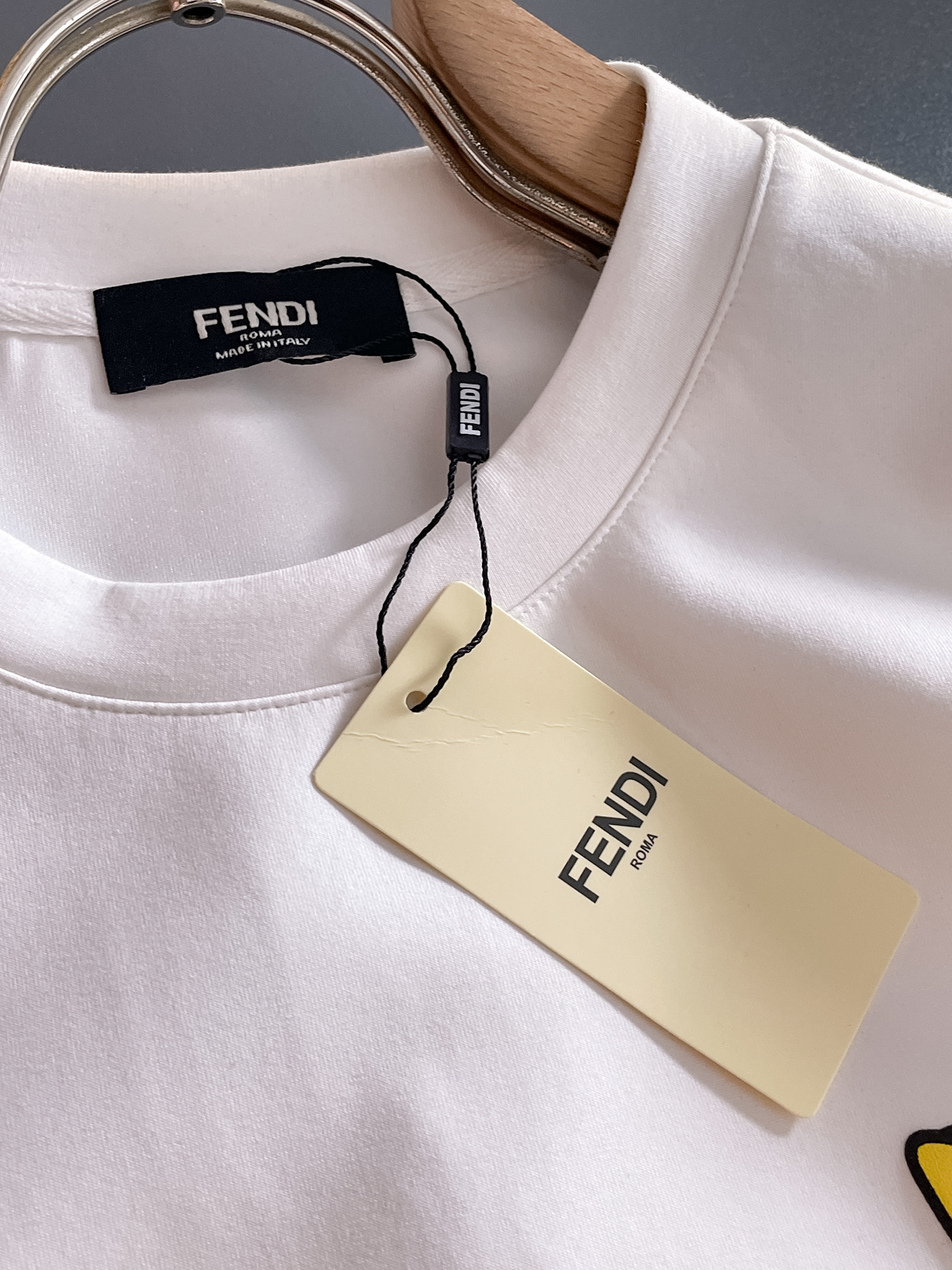 Fendi Male Hoodie Cotton Black Xs-s-m-l