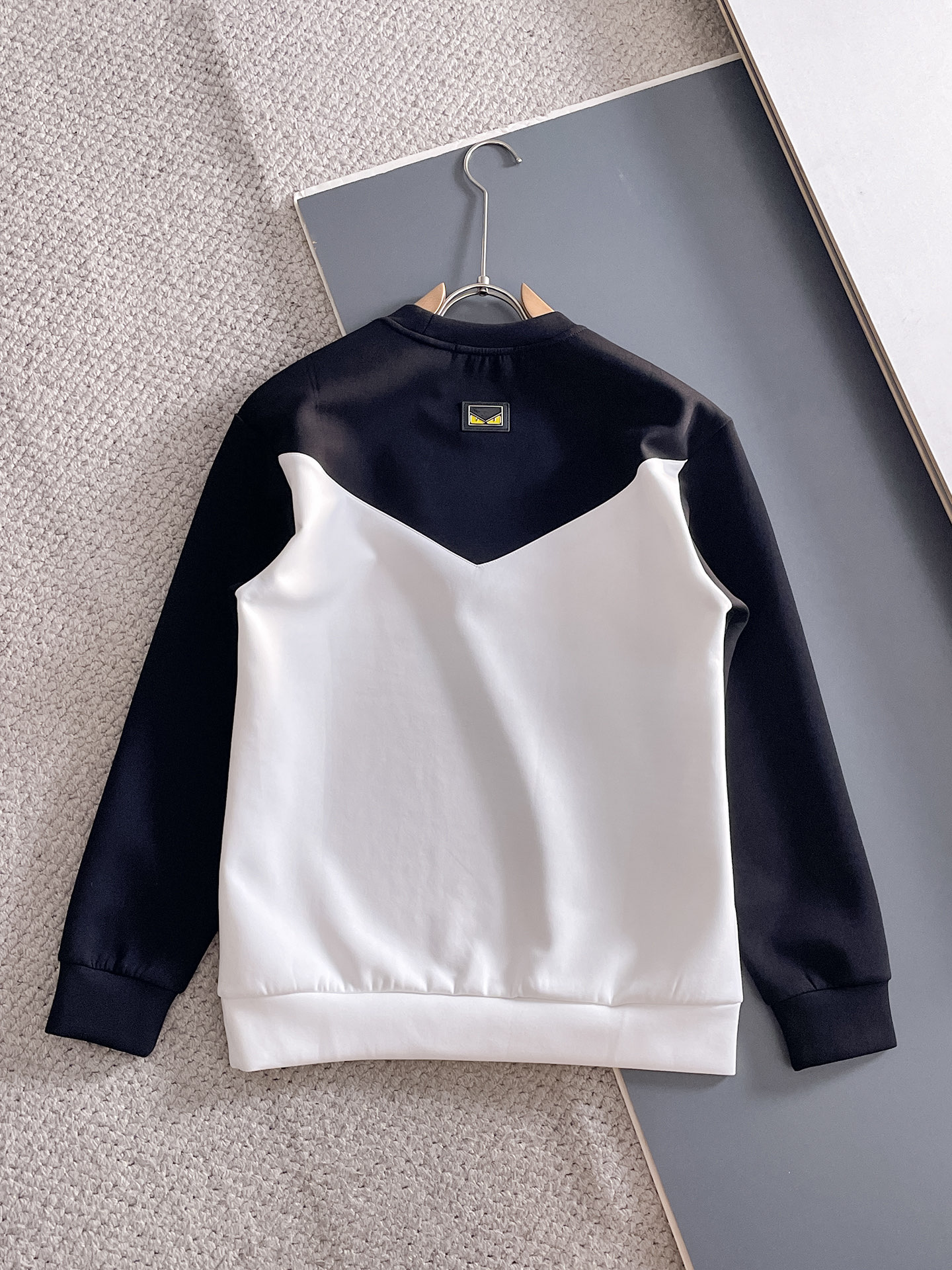 Fendi Male Hoodie Cotton Black Xs-s-m-l