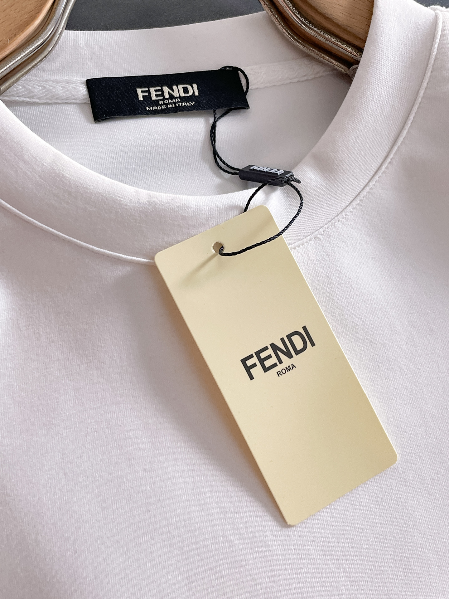 Fendi Male Hoodie Cotton Black Xs-s-m-l